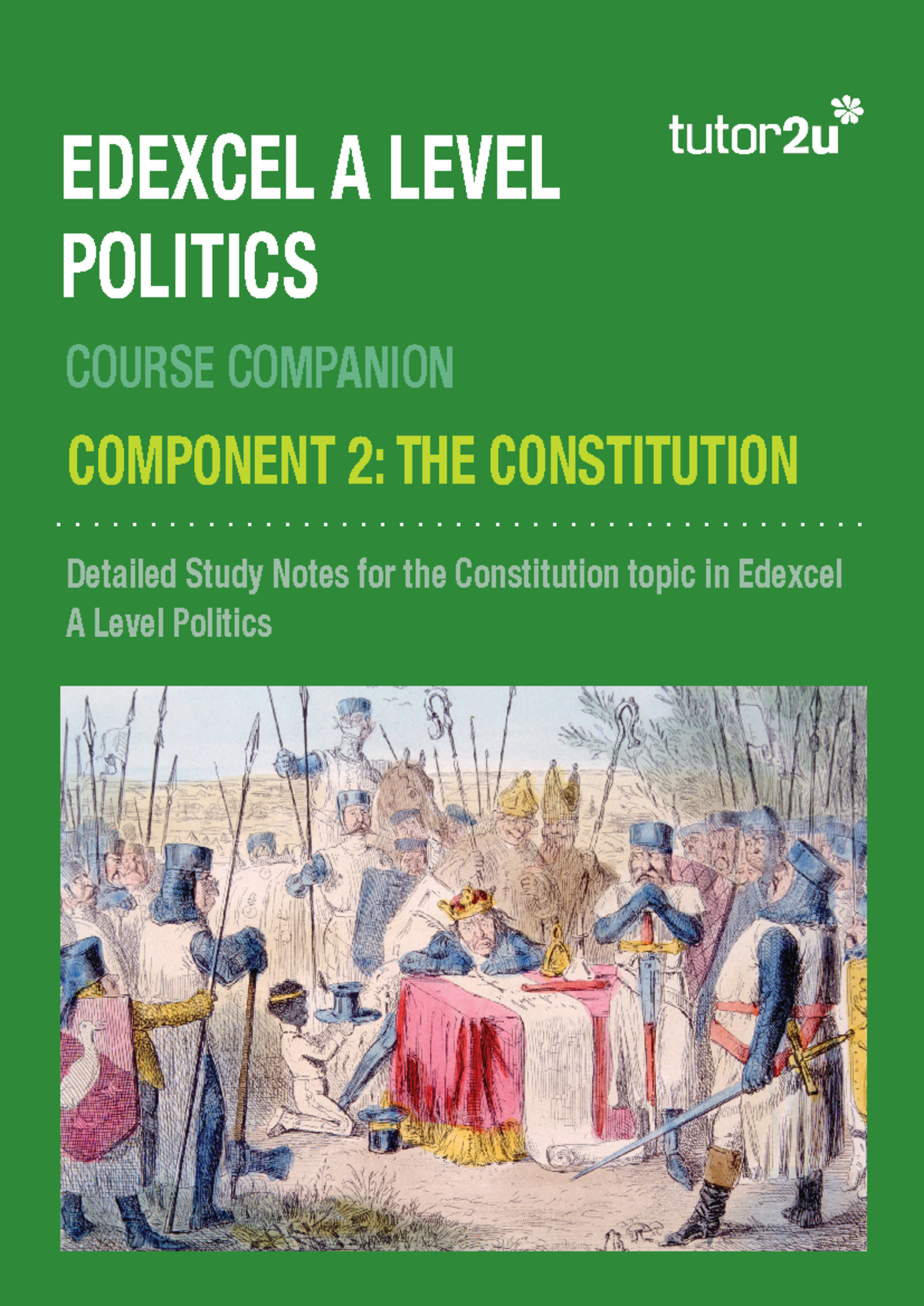 Edexcel A Level Politics: Component 2 Study Notes on the Constitution ...