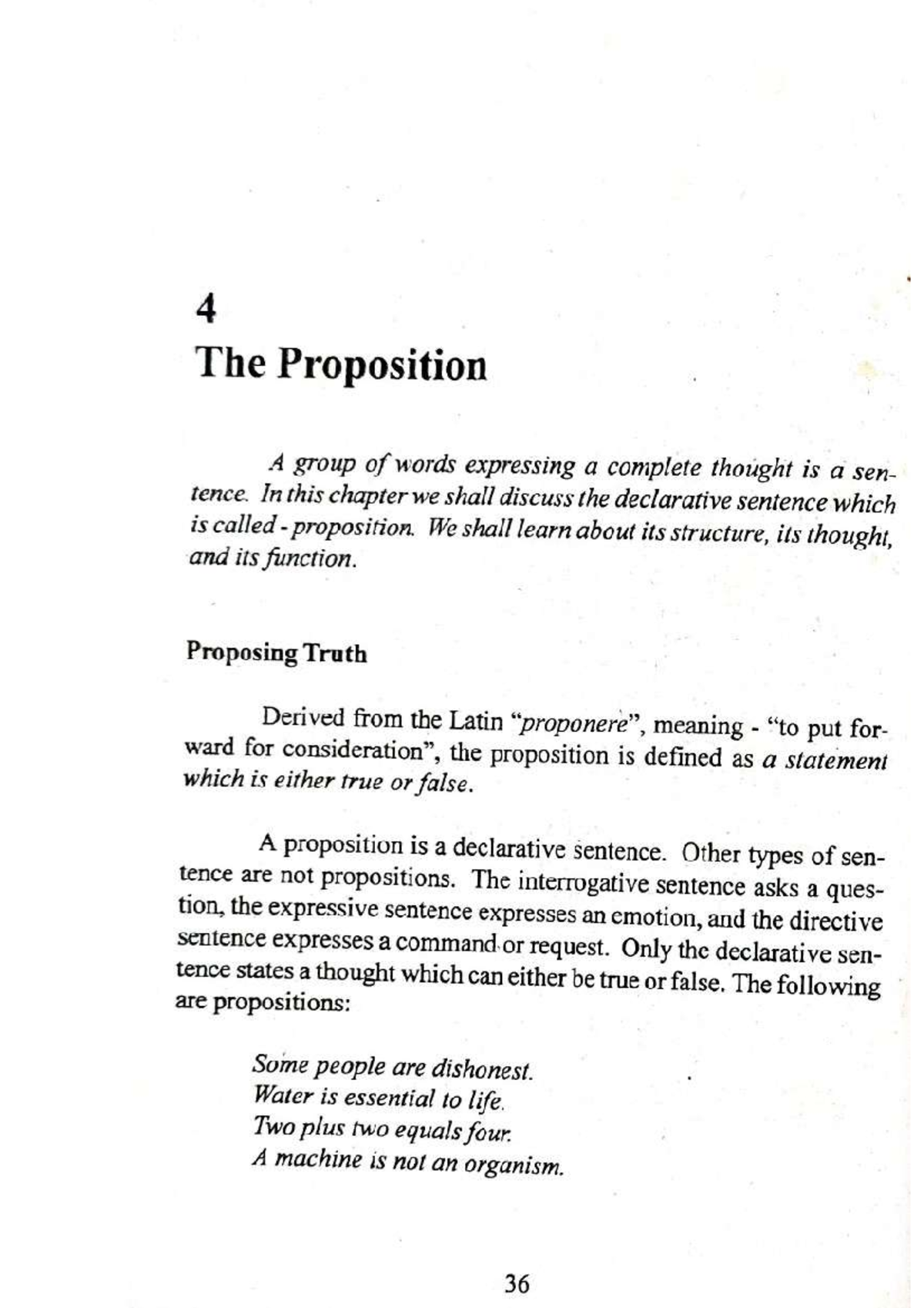 4 - Understanding Propositions: Structure and Types - Studocu