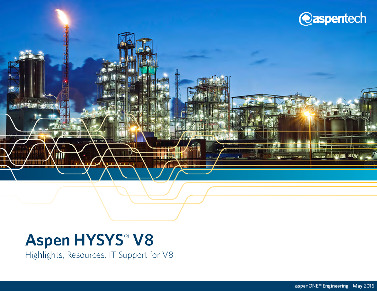 Aspen HYSYS V8 User Guide: Innovations & Resources Overview - Studocu