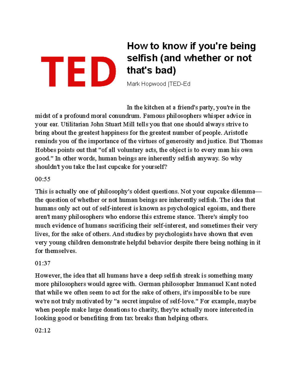 How to know if you - it is - How to know if you're being selfish (and ...