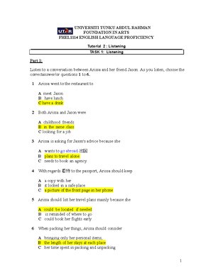 Fhel1114 January 2023 Past Year Universiti Tunku Abdul Rahman Academic Year January 2023 Fhel1114 January 2023 Past Year Universiti Tunku Abdul Rahman Academic Year January 2023
