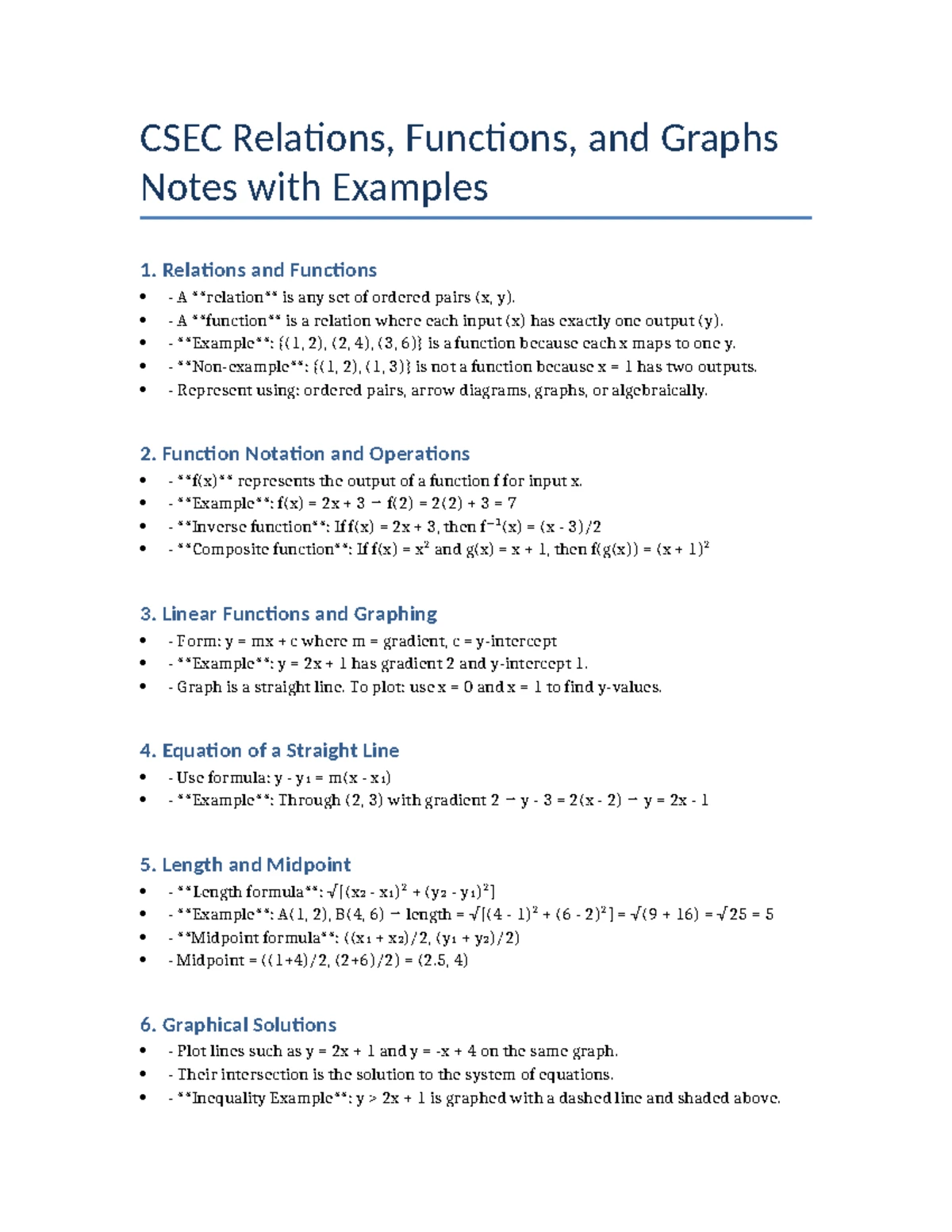 CSEC Technical Drawing Paper 1 Study Guide 2018 MJ - Studocu