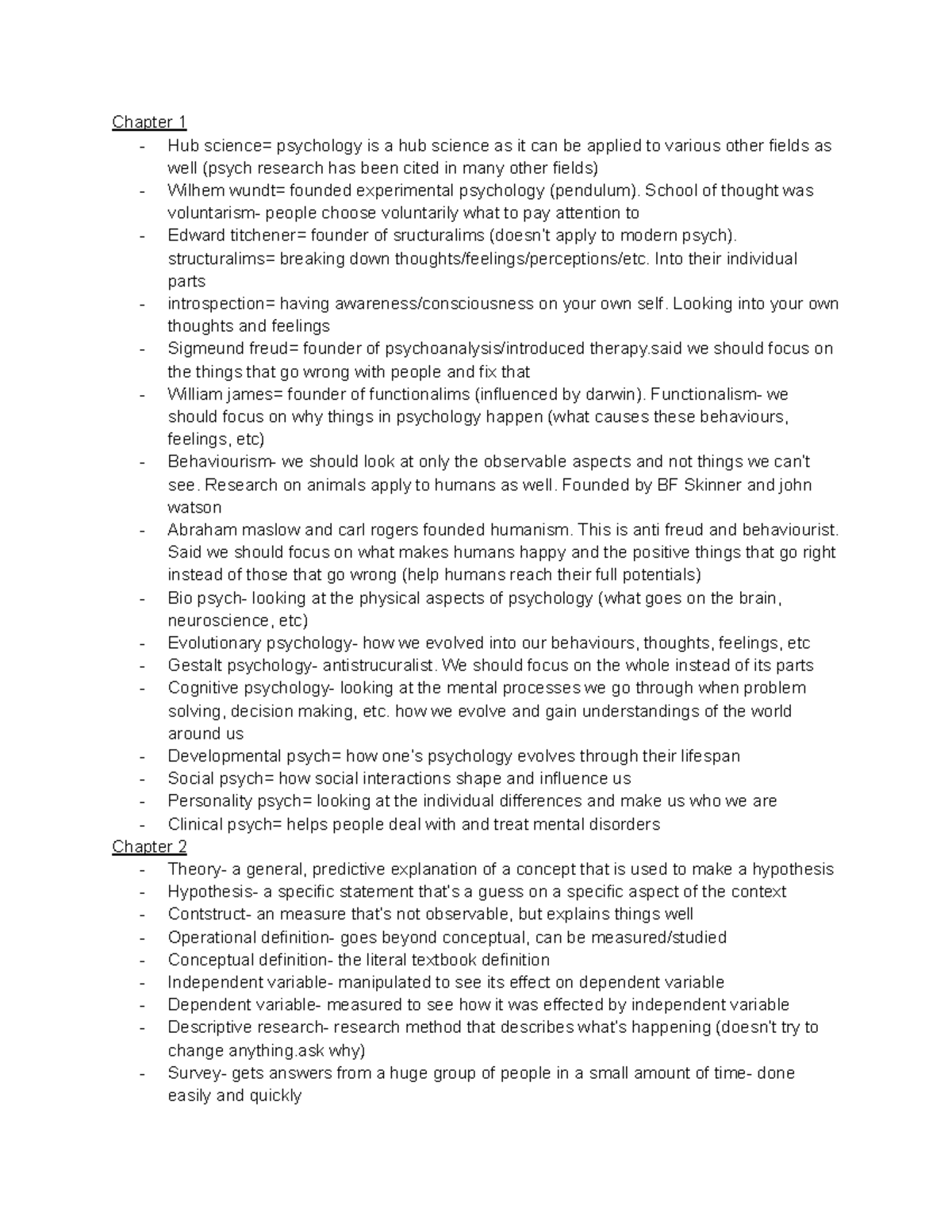 Psychology 101: Key Concepts and Theories - Chapter Summaries and ...