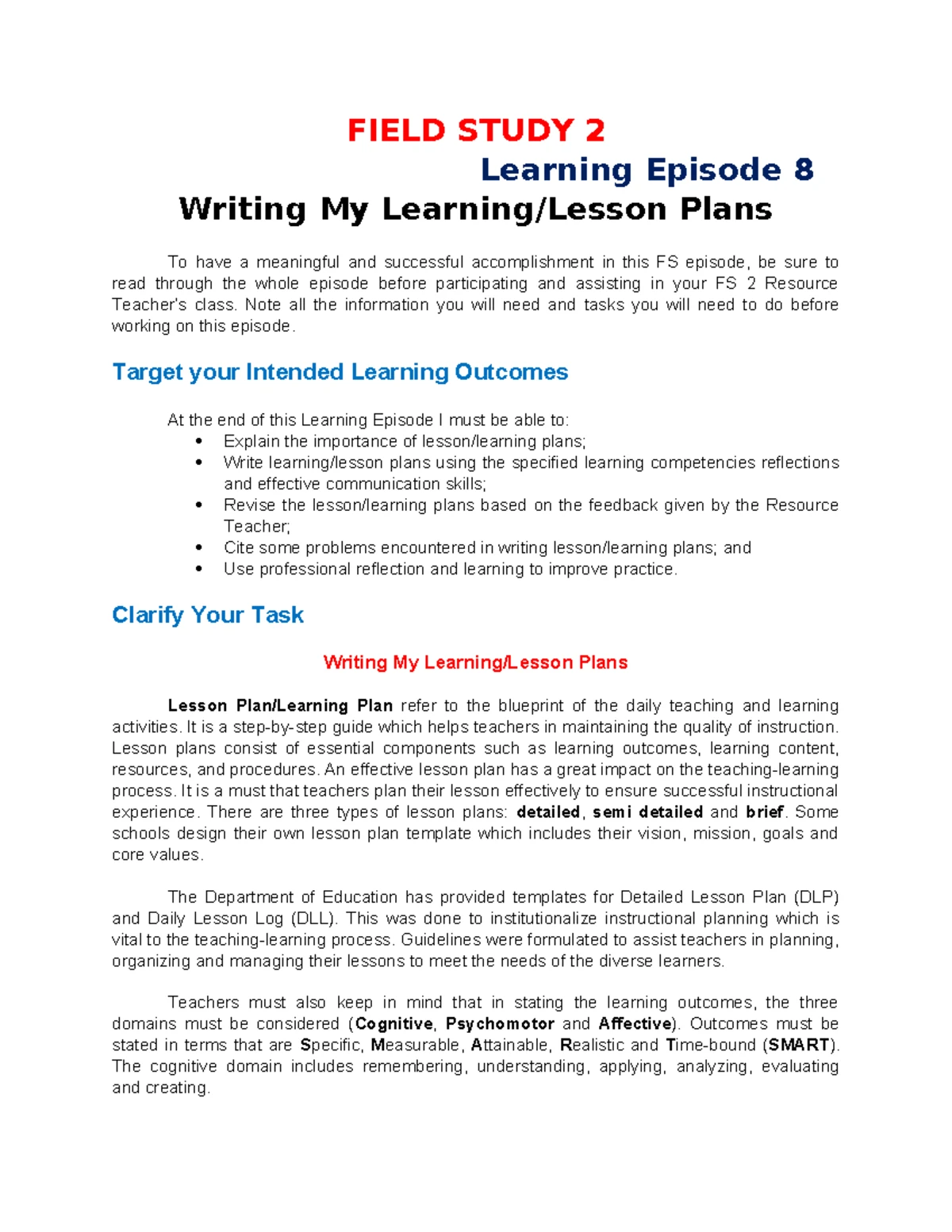 FS-2-9 - Effective Lesson Delivery Strategies and Assessment Techniques ...