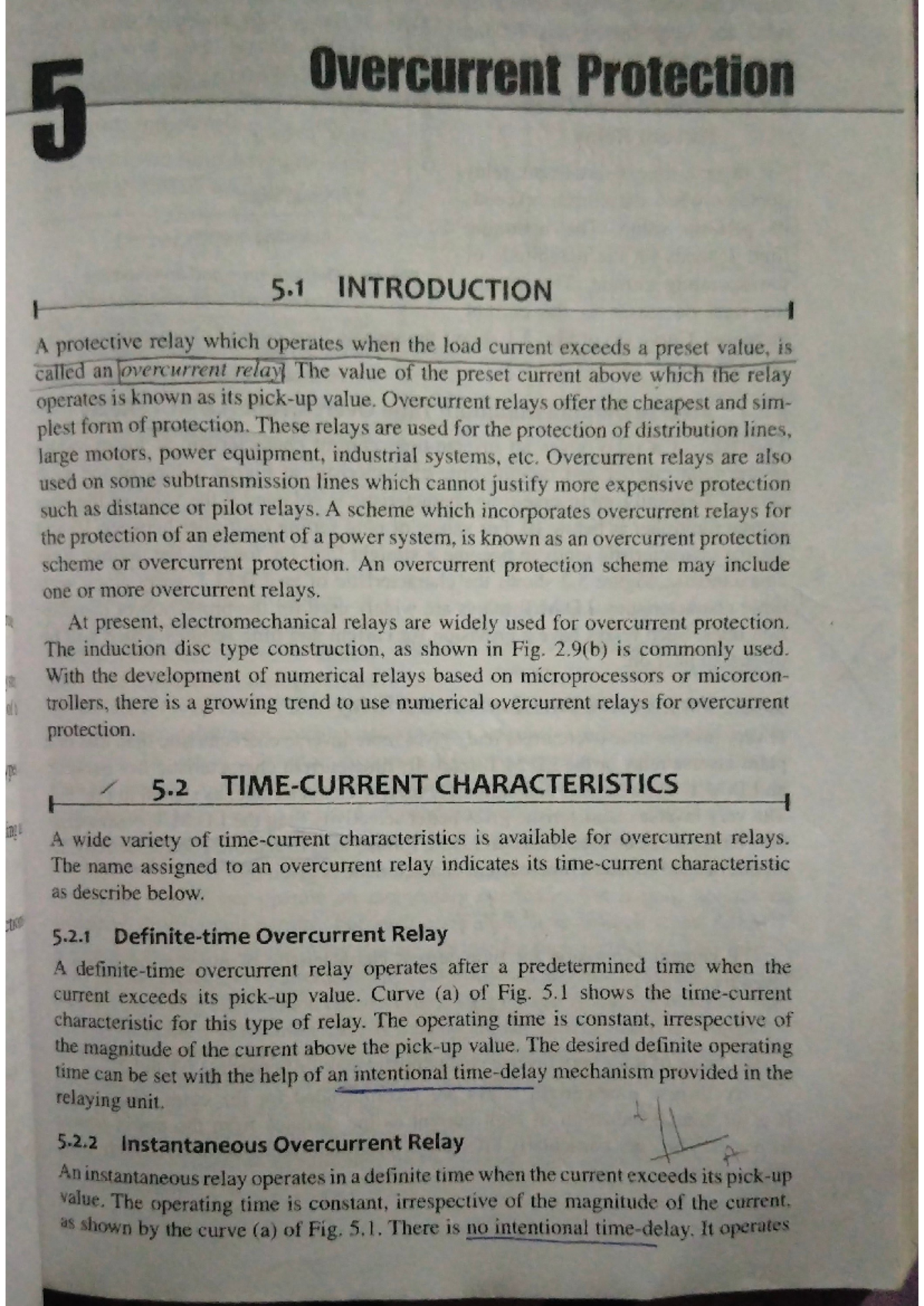 Overcurrent Protection in Power Systems: Concepts and Characteristics ...