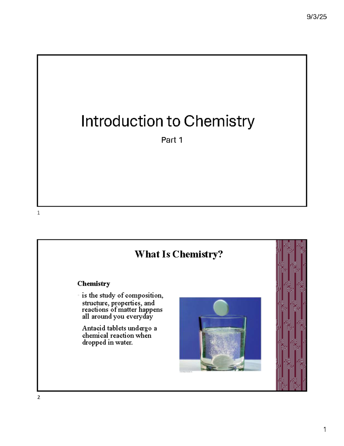 Introduction to Chemistry (CHEM101): Concepts, Properties, and ...