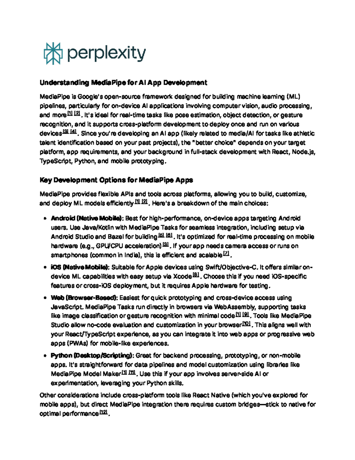Understanding MediaPipe for AI App Dev: Key Options & Tools - Studocu