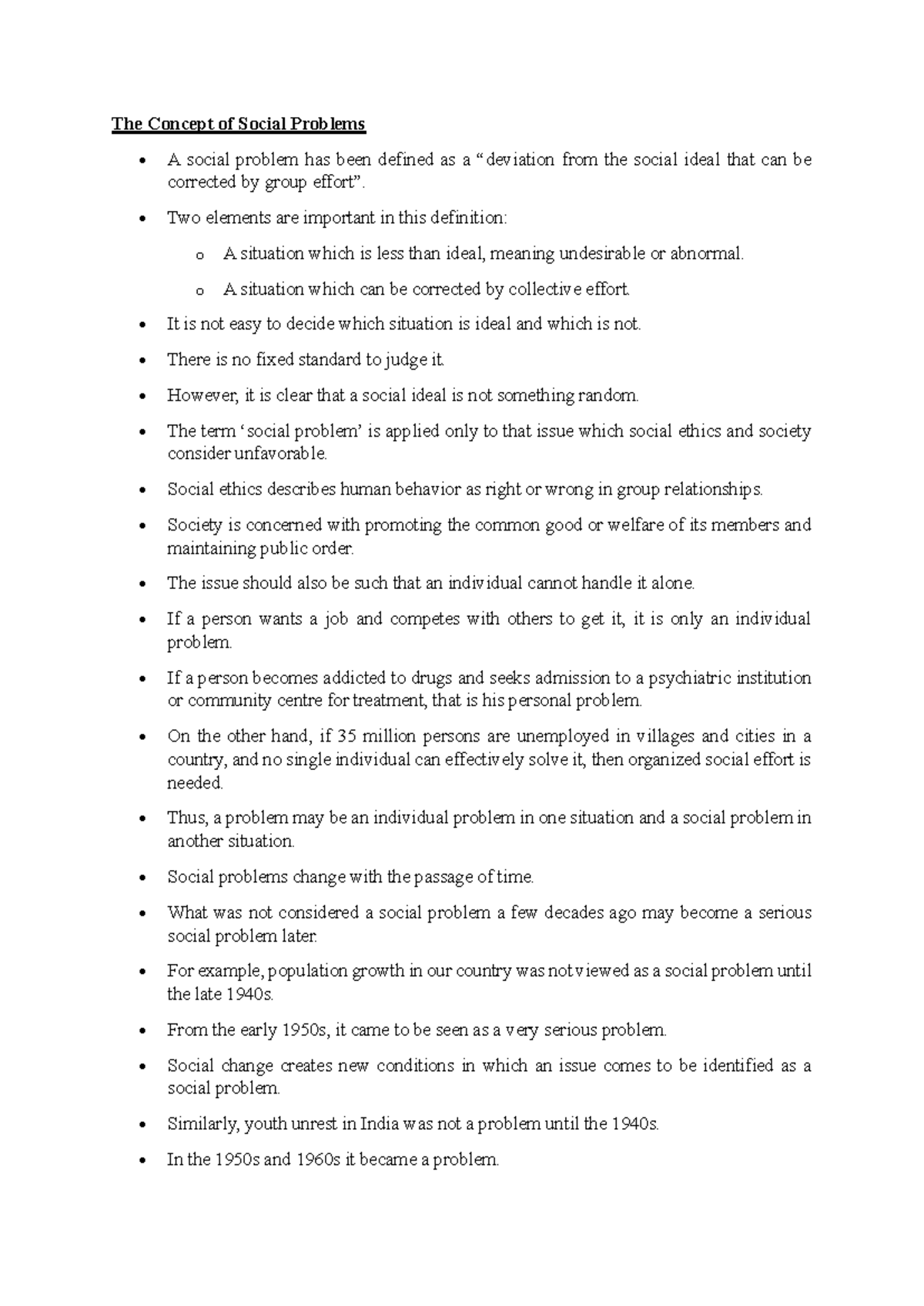 Understanding Social Problems: Concepts and Theories (ASP Module 4 ...