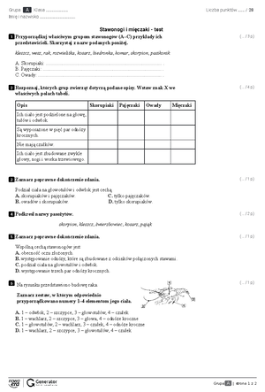 Sprawdzian Funkcjonowanie Roślin Nowa Era Chomikuj www.studocu.com
