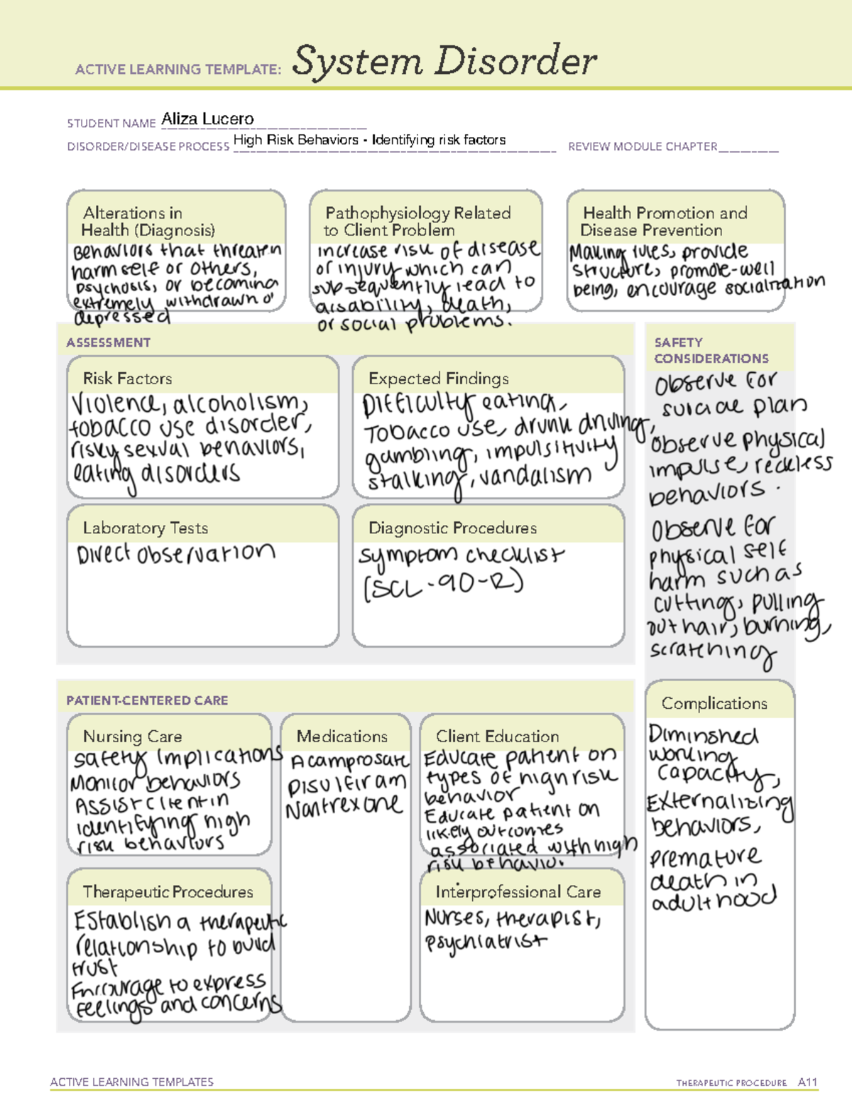 Active Learning Template sys Dis - ACTIVE LEARNING TEMPLATES ...