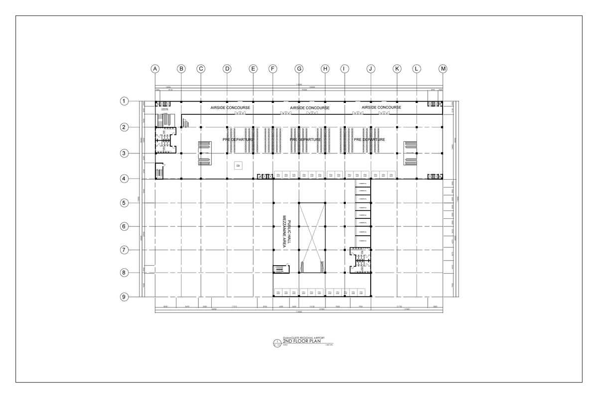 A 8150 Regional Airport 2nd Floor Plan with Stall Shops - Studocu