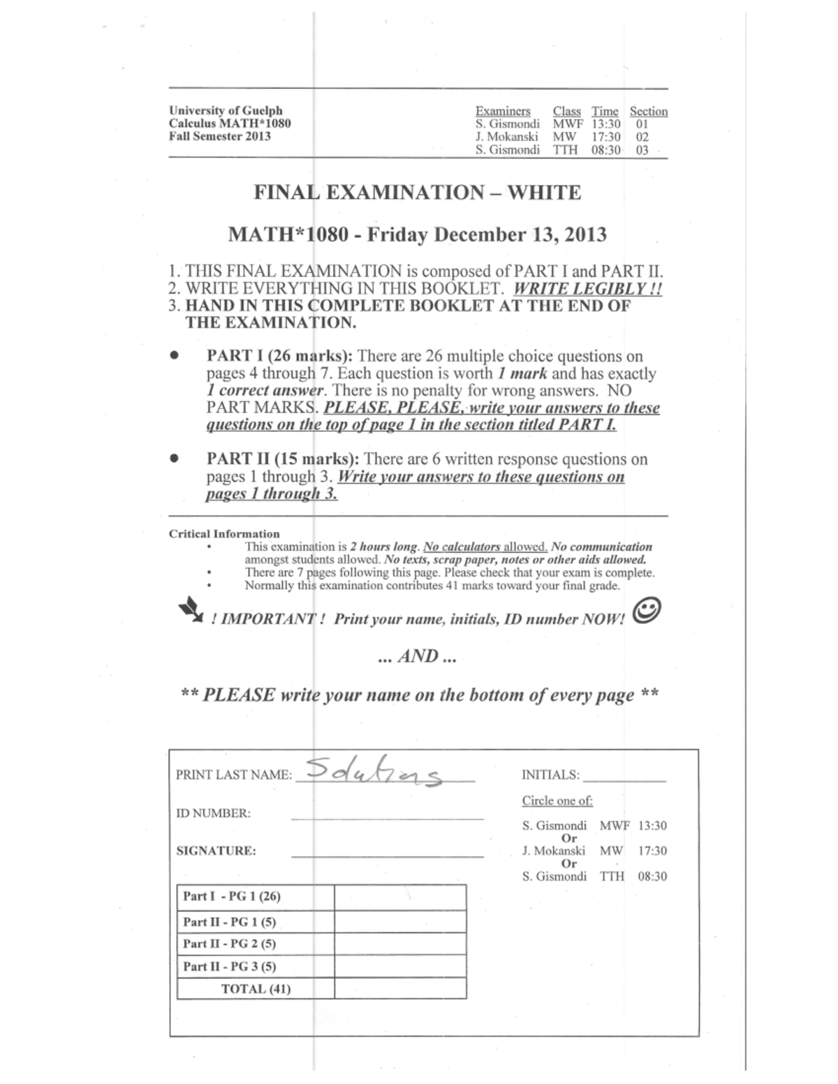 Final Exam Q&A Review Guide - Studocu