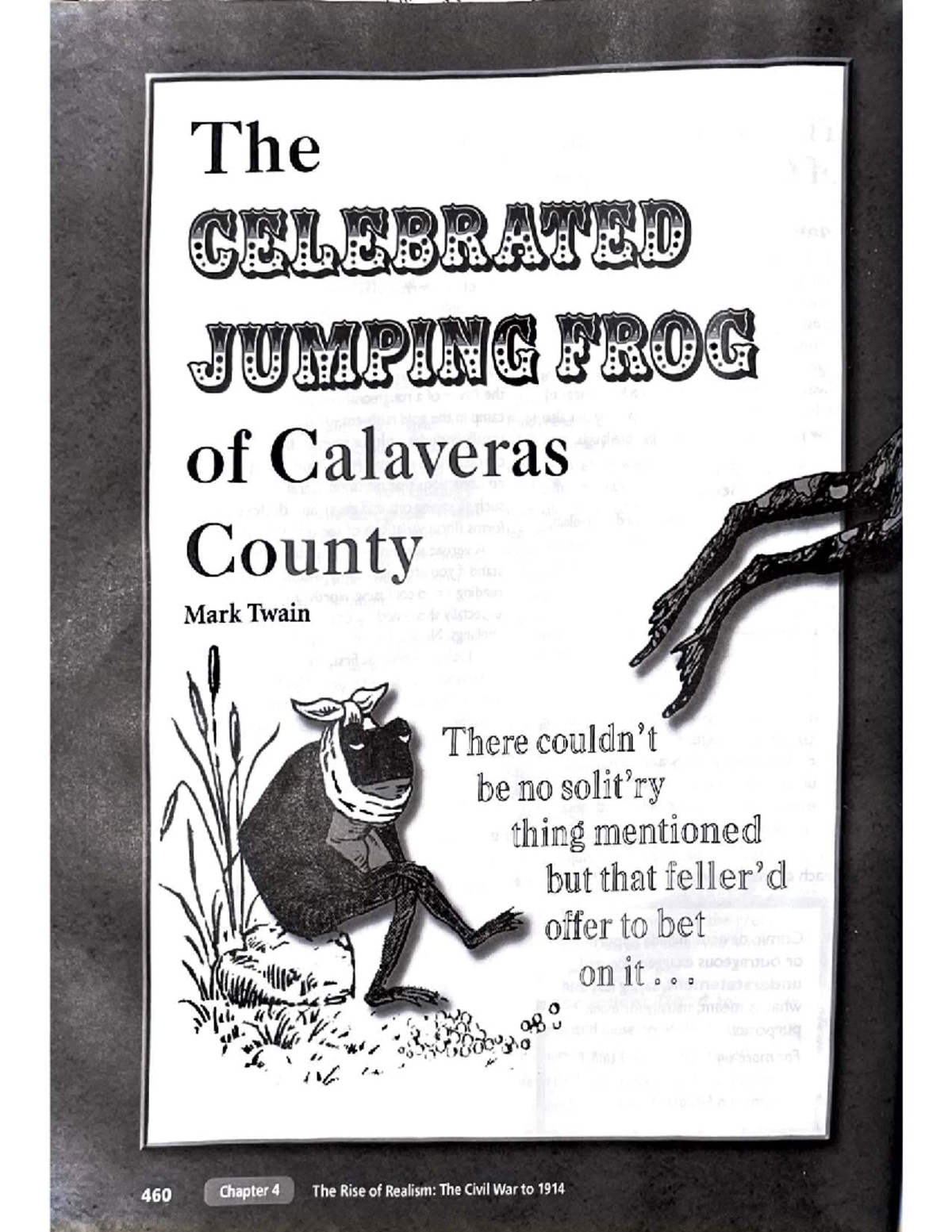 ENG 101: The Celebrated Jumping Frog of Calaveras County - Analysis and ...