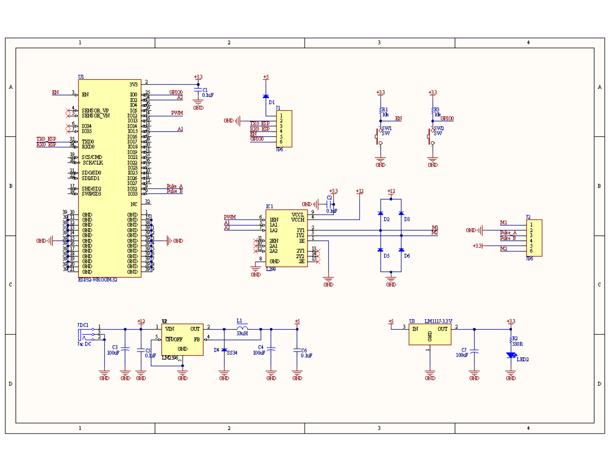 ESP32 Motor Control Circuit Diagram and Connections - Studocu