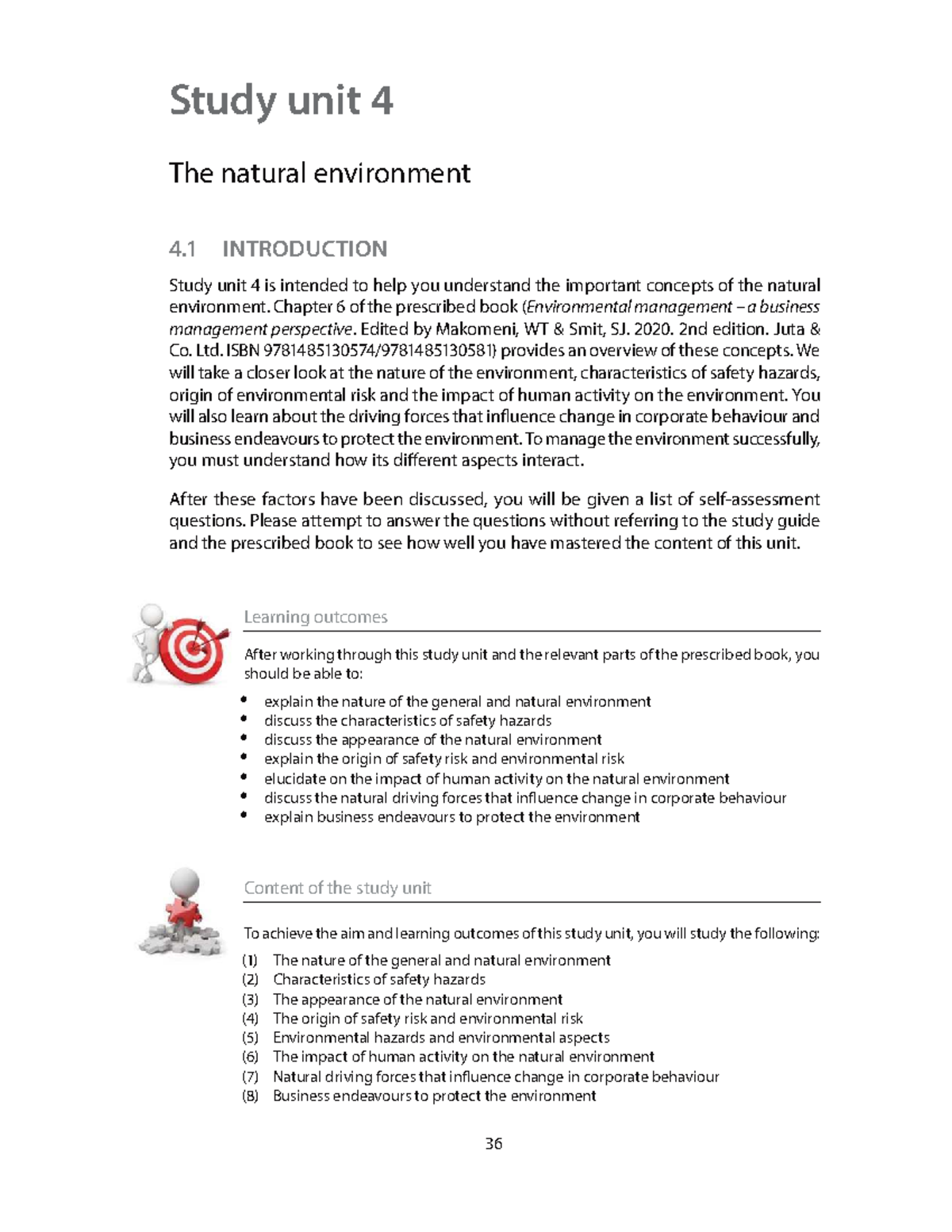 MNO3704 SG LU4 - Understanding the Natural Environment Concepts - Studocu