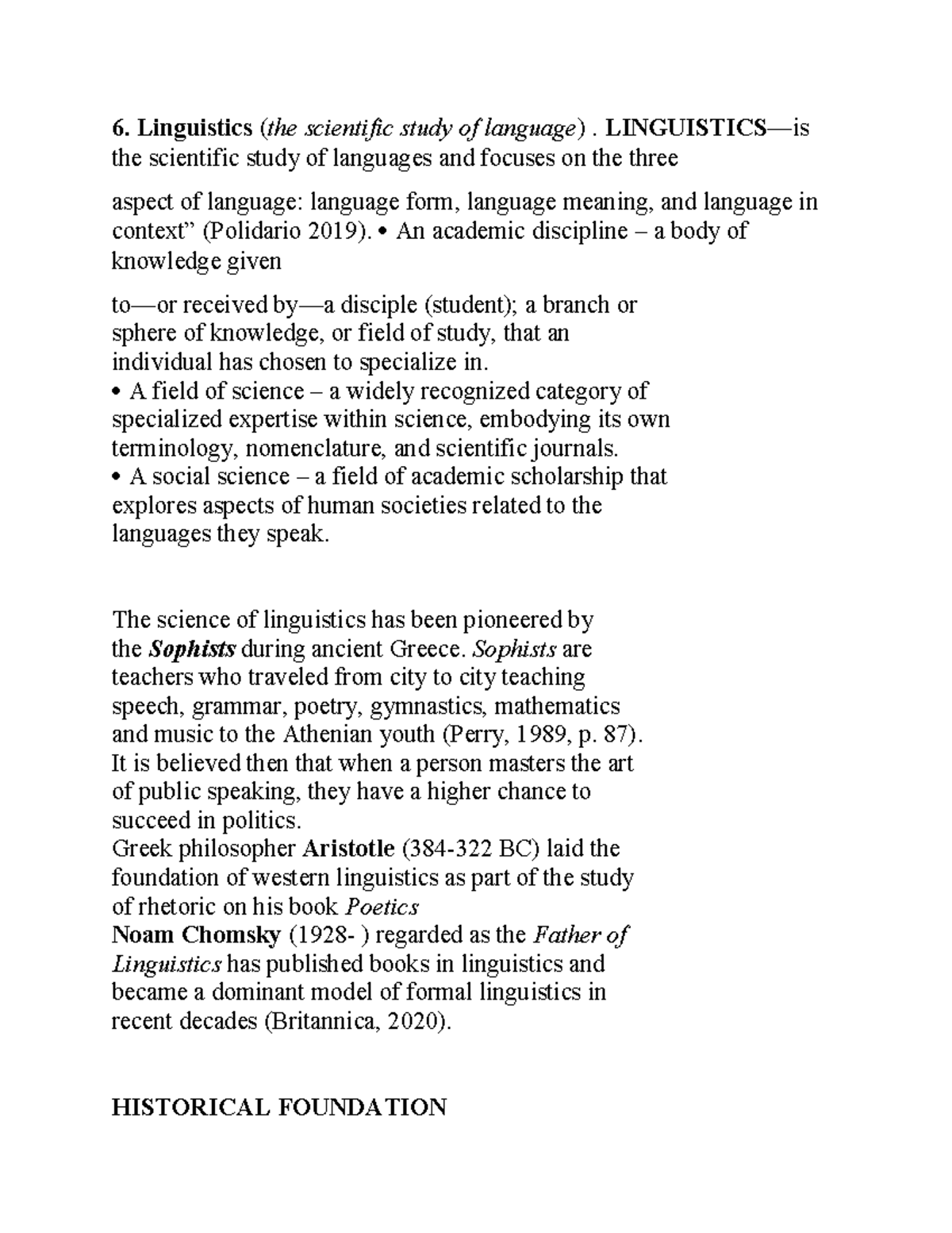 6. Linguistics: Understanding Language Structure and Use - Studocu