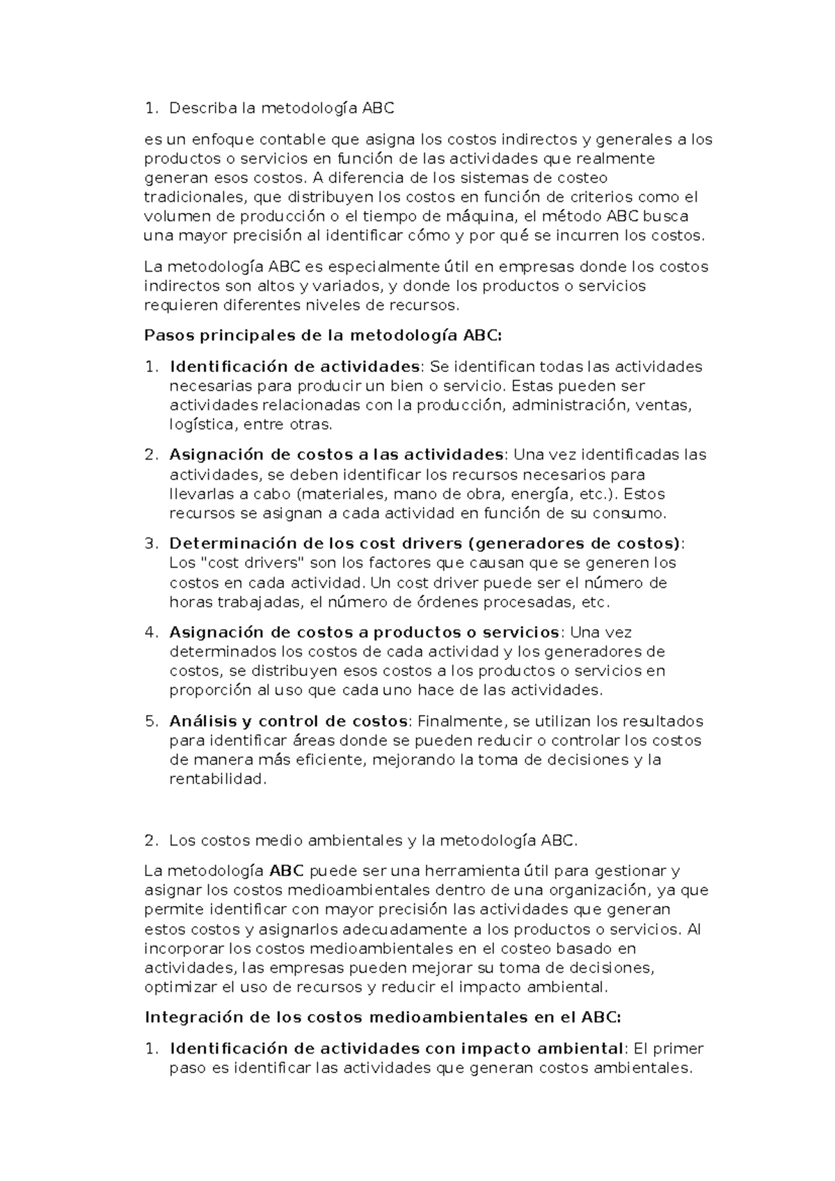 S09.t1 Lectura: Metodología ABC y Costos Medioambientales - Studocu