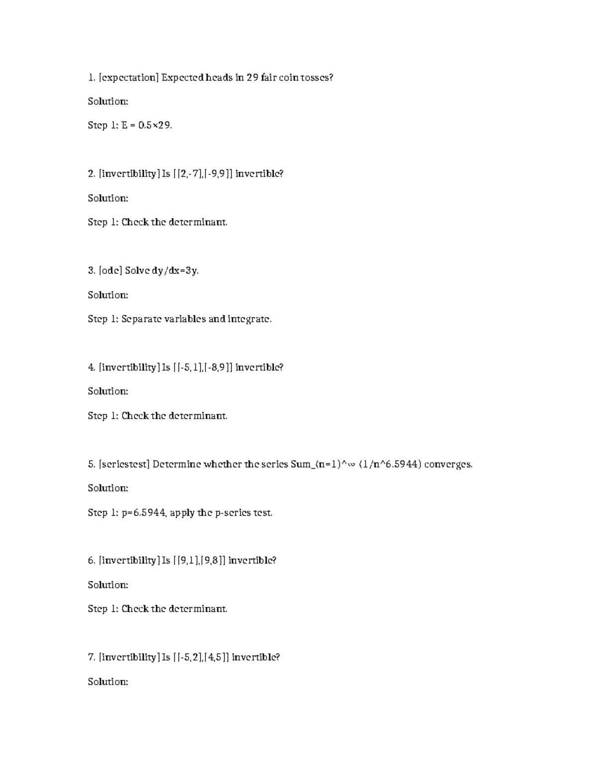Math 4107 1205 204 - Solutions to Key Math Problems - Studocu