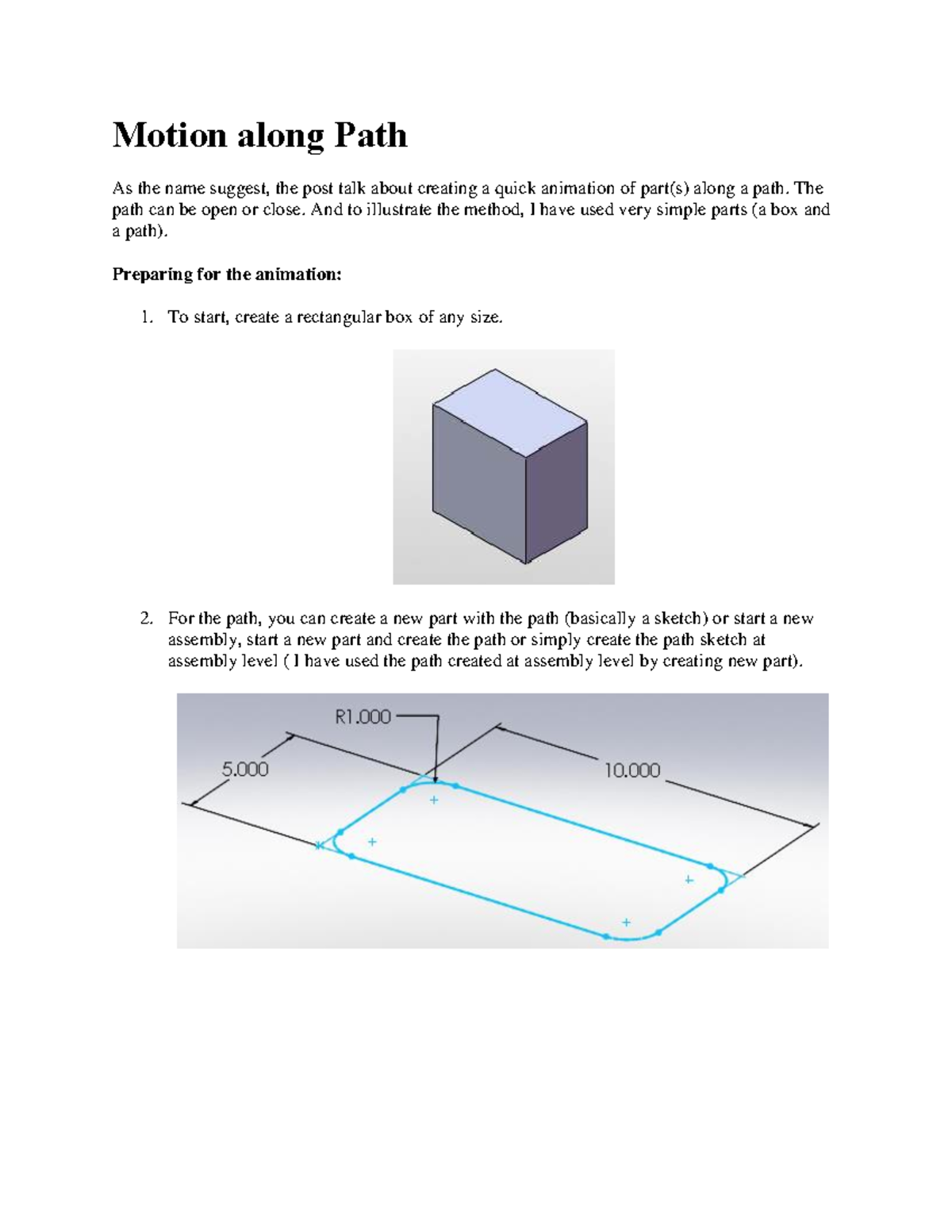 Tutorial No. 60: Motion Along Path Animation Guide - Studocu