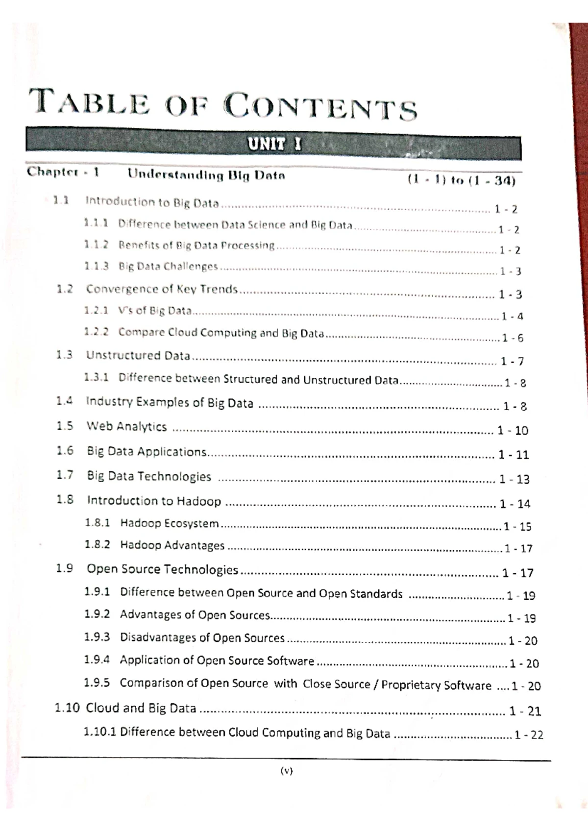 BDA Unit 1 Notes - CCS355 - Studocu