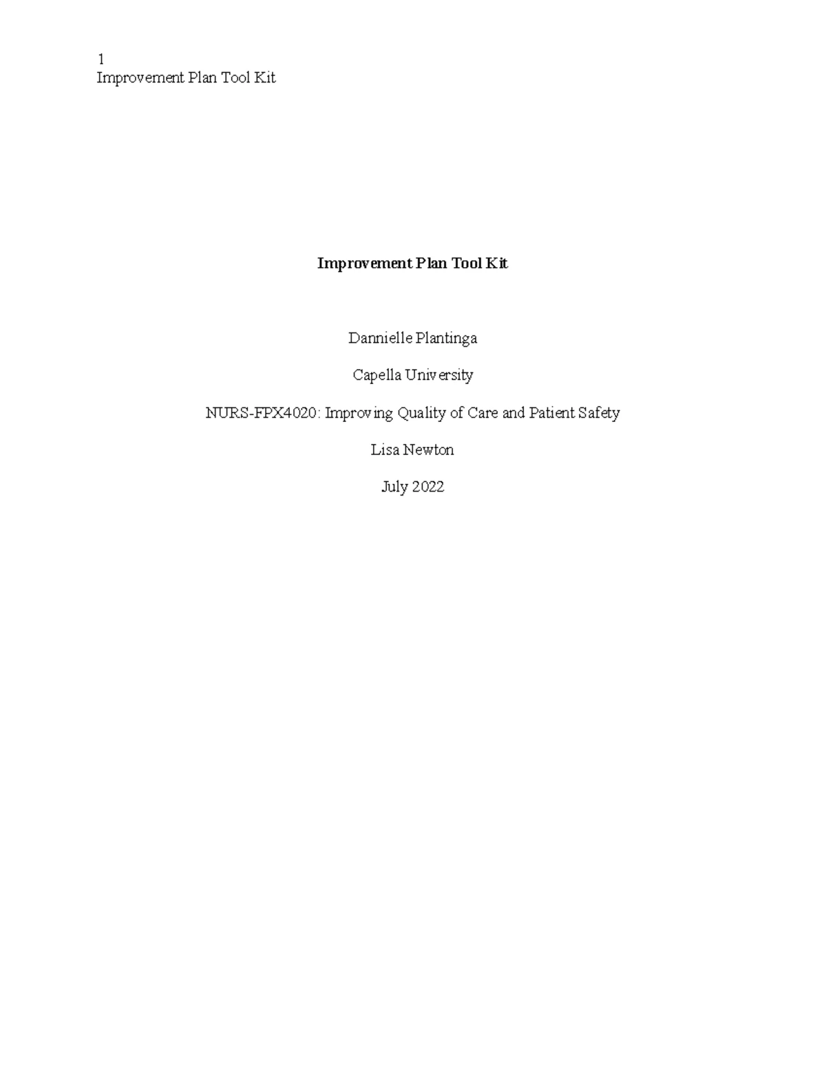 NursingCanvas2022年 NURS-FPX 4900 Capstone project for Nursing - Capella Assessment