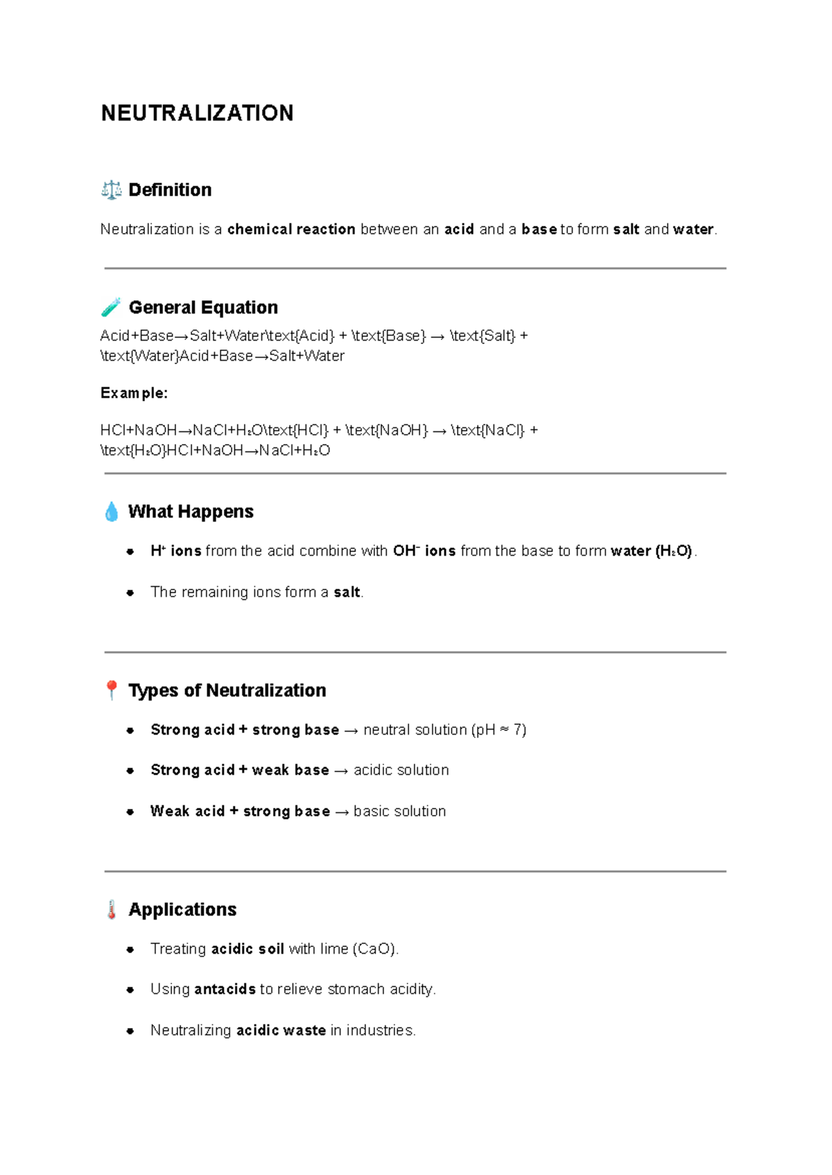Neutralization - NEUTRALIZATION ⚖ Definition Neutralization is a ...