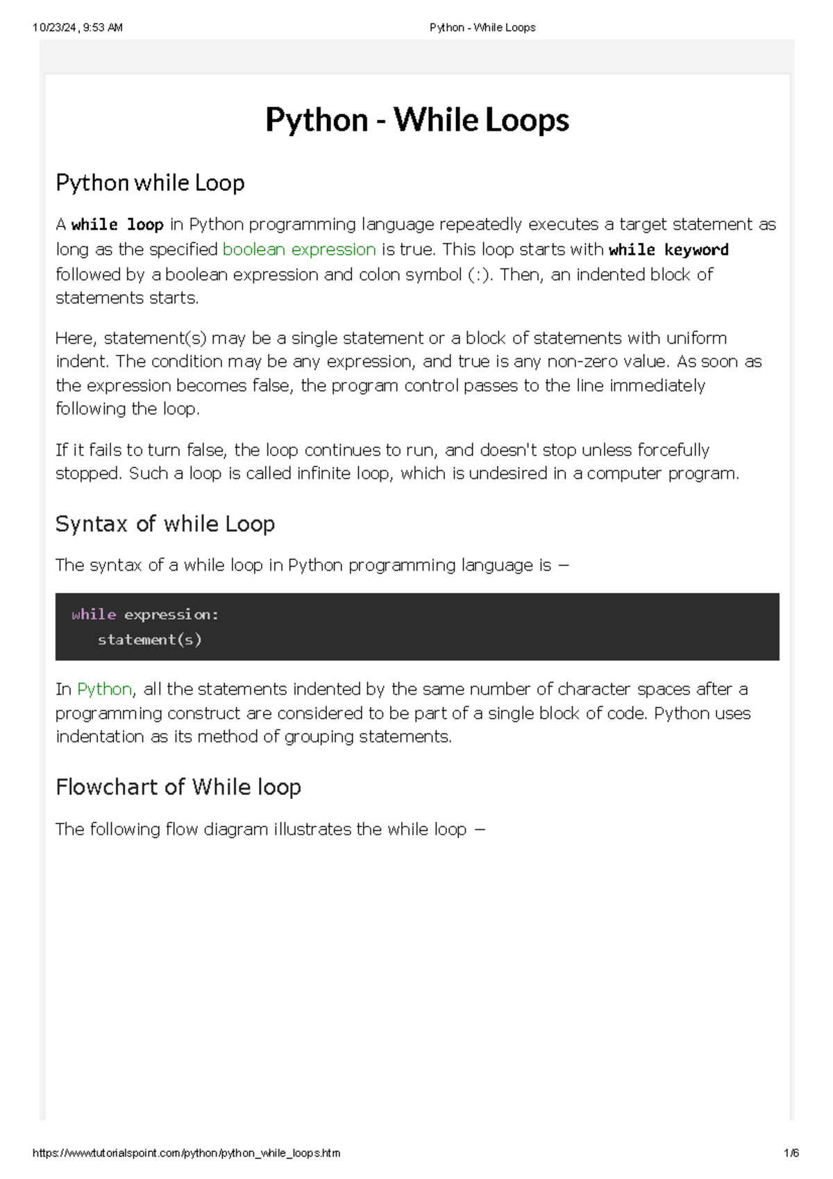 Python 101: Understanding While Loops in Python Programming - Studocu
