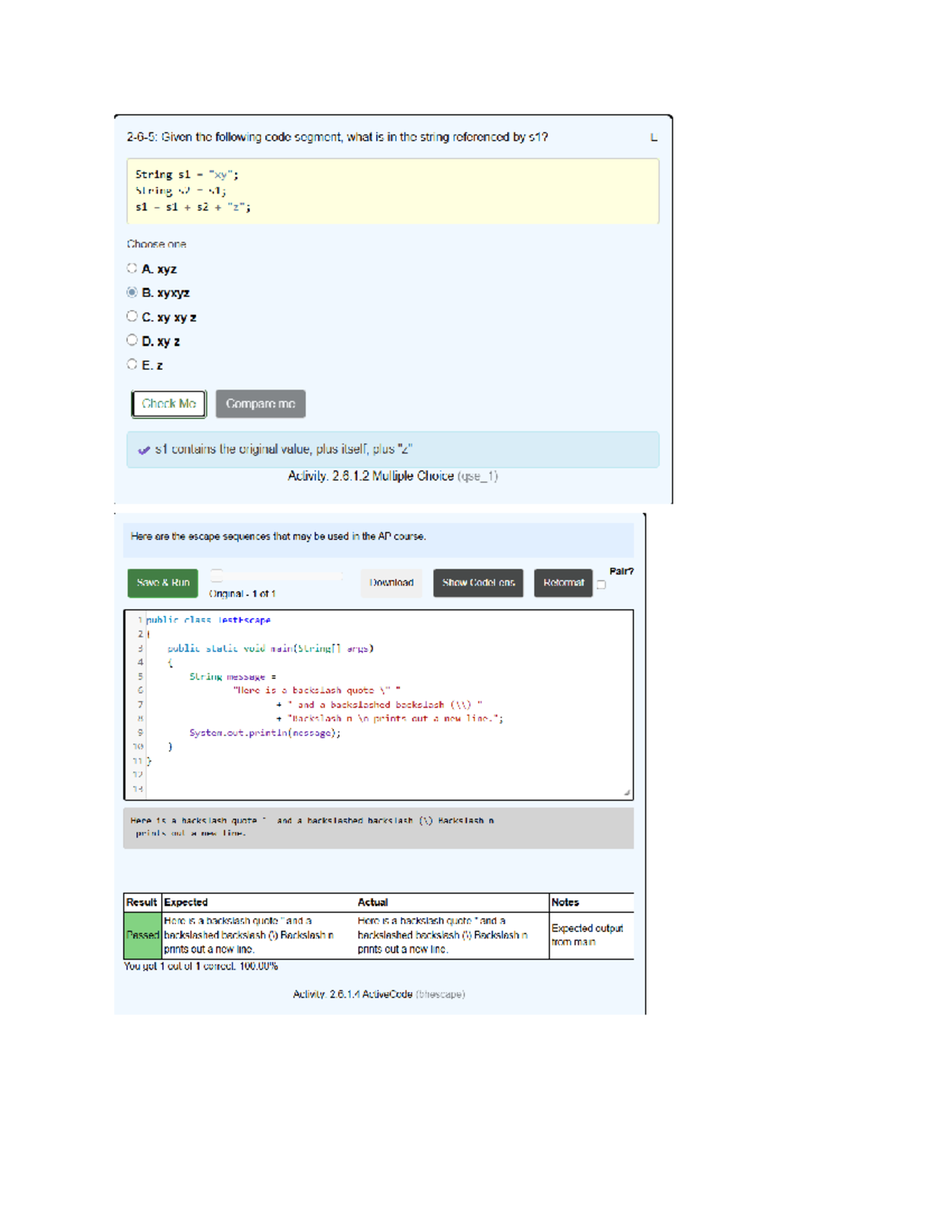 HW 8 - Java String Manipulation Answers (gse_1) - Studocu