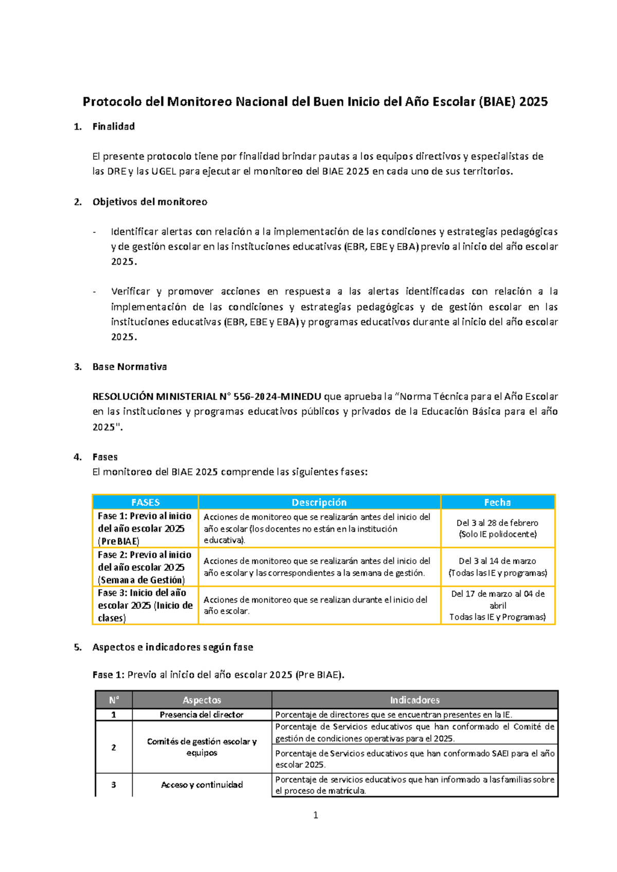 95368 Protocolo de Monitoreo BIAE 2025: Fases y Objetivos Esenciales ...