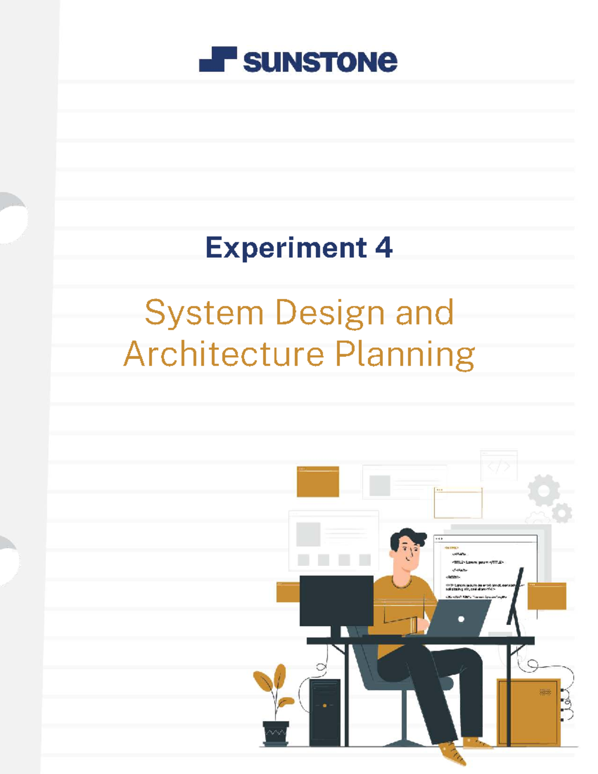 307613 Lab 4 - System Design and Architecture Planning - Experiment 4 ...
