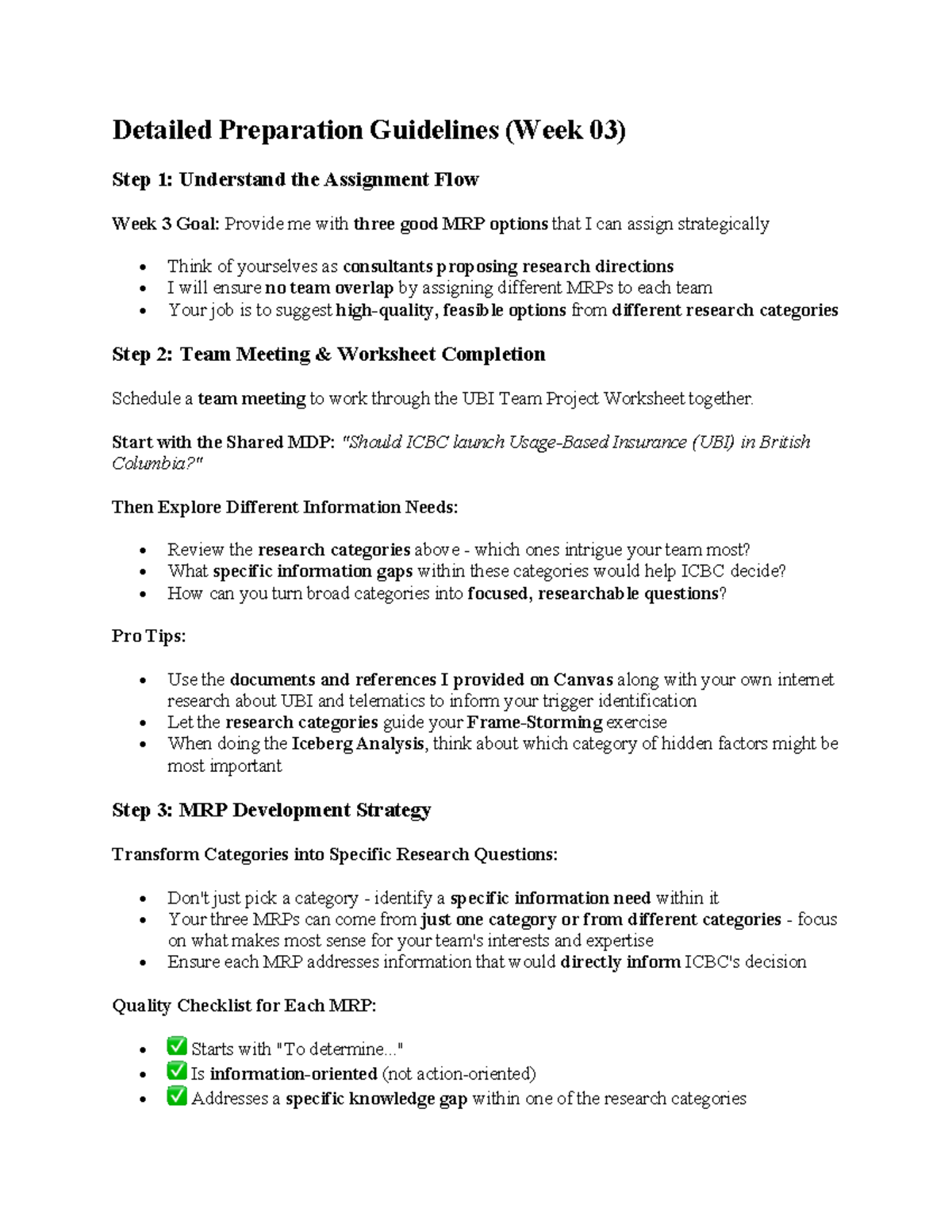 MRP Proposal Preparation Guidelines (Course Code: 1747981288) - Studocu