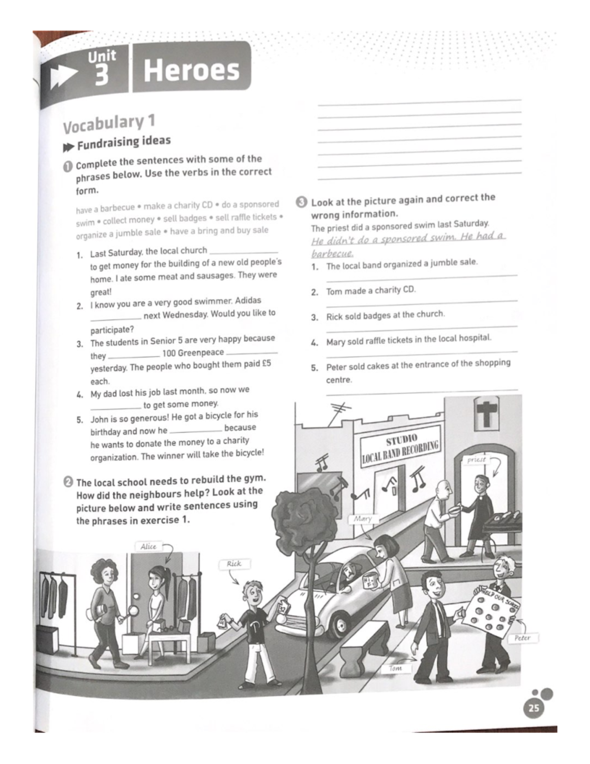Unit 3 Vocabulary and Grammar Workbook for Fundraising Activities - Studocu