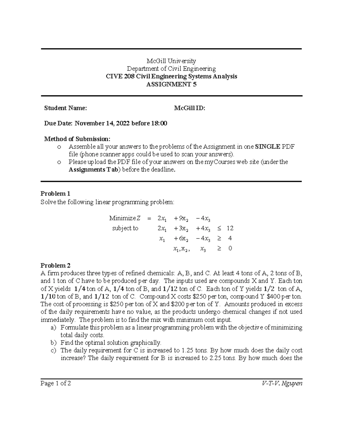 Introduction to Operations Research - The notes were meant to provide a ...