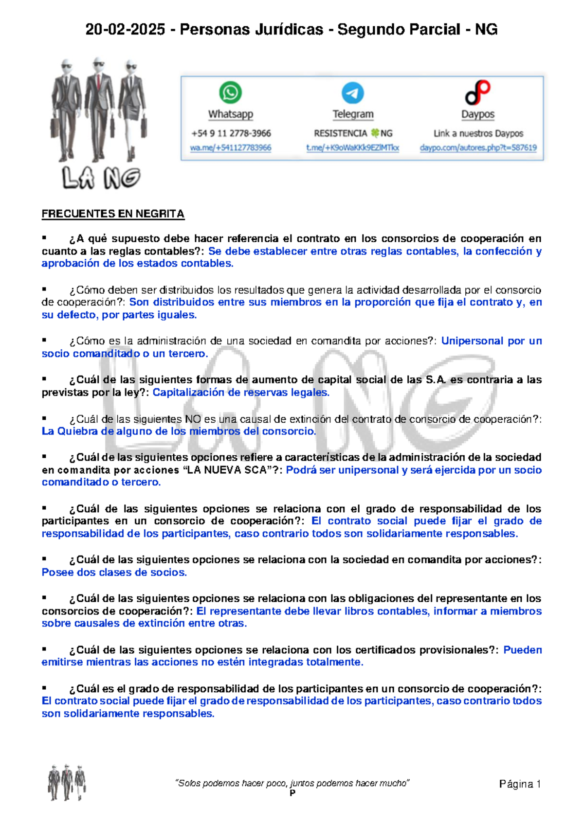 Personas Jurídicas - Segundo Parcial 20-02-2025 - Preguntas Importantes - Document Preview