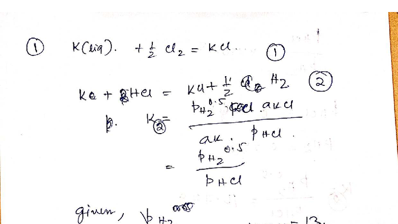 ATK Test 2 - Advanced Thermodynamics & Kinetics - Studocu