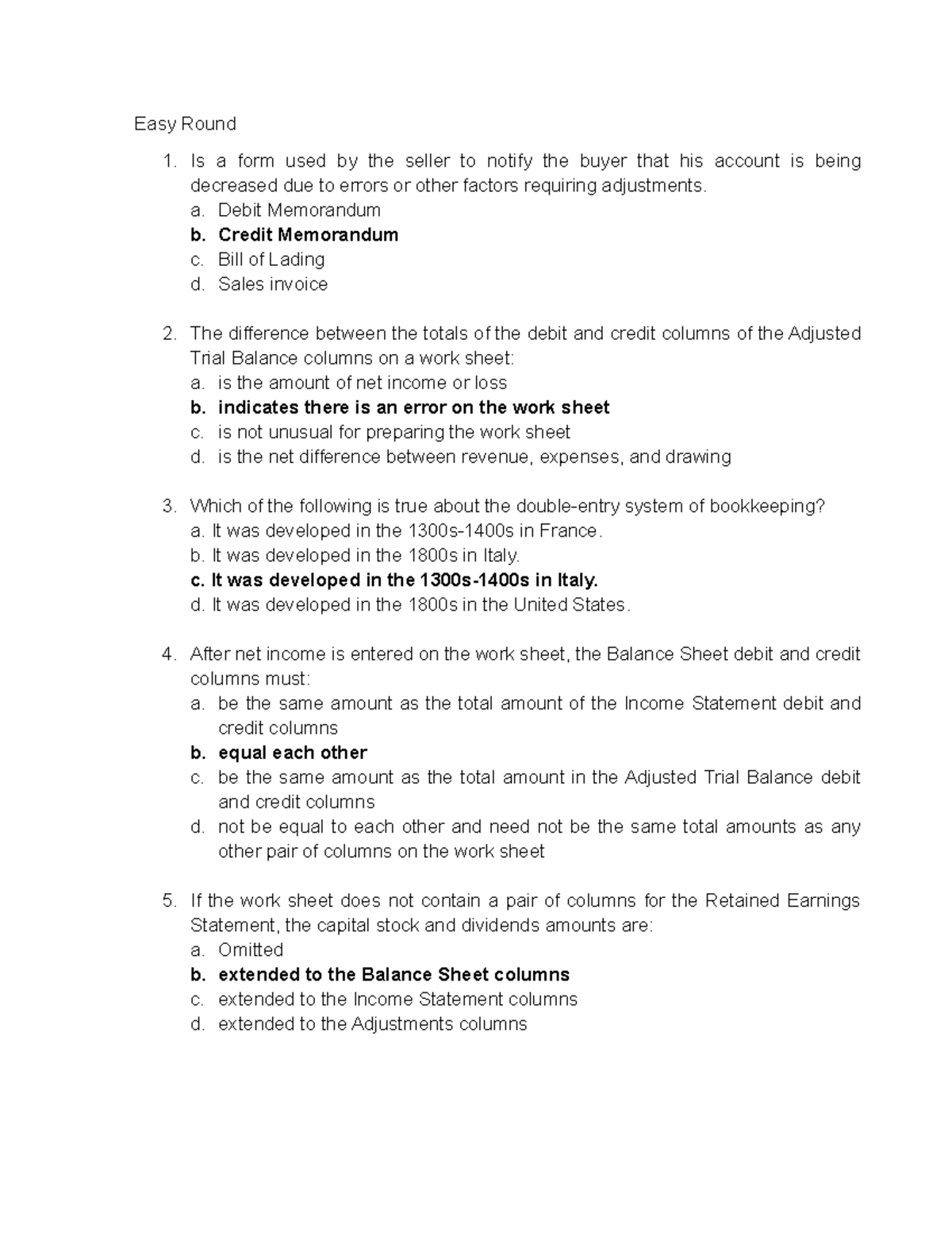 Exam 2 Quiz Questions & Answers - February 2020 (Accounting) - Studocu