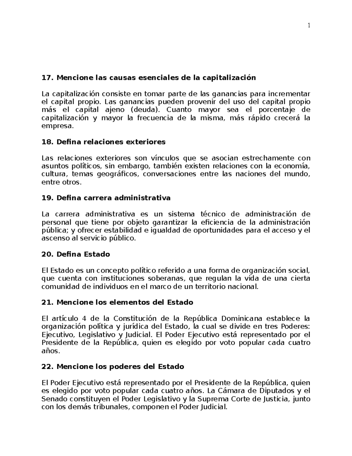 Guia 5 Administracion Empresas - 1 Mencione las causas esenciales de la ...