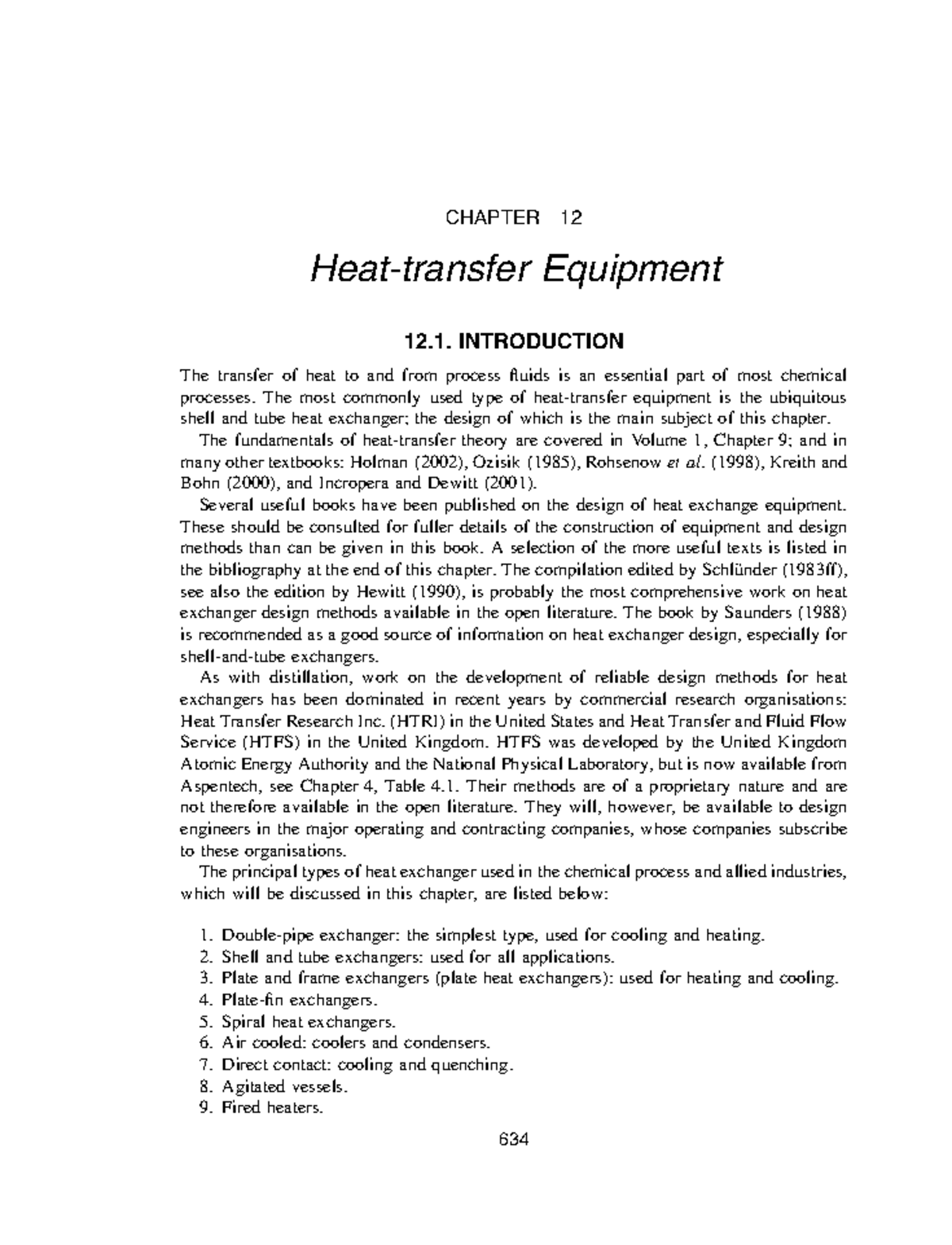 Coulson & Richardson's Chem Eng Design: Chapter 12 - Heat Exchangers ...