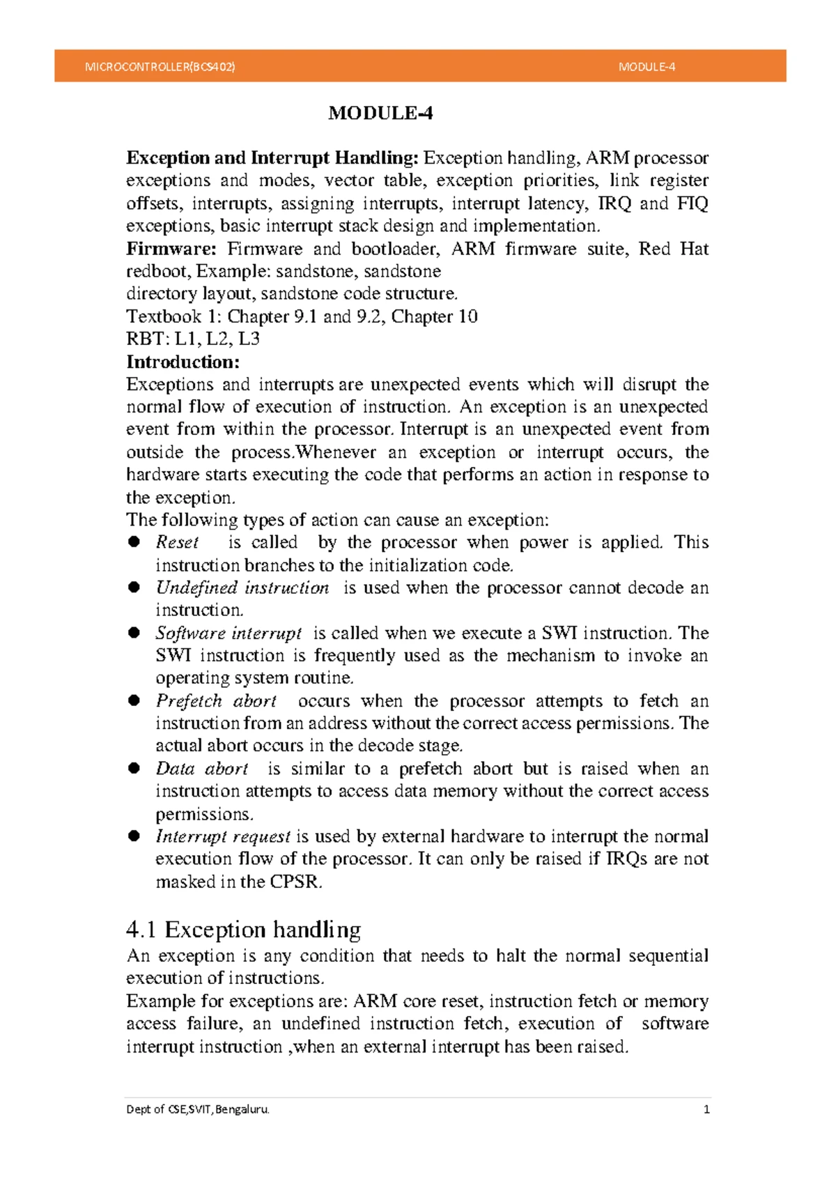 Bcs403: ARM Instruction Set Overview and Data Processing Instructions ...