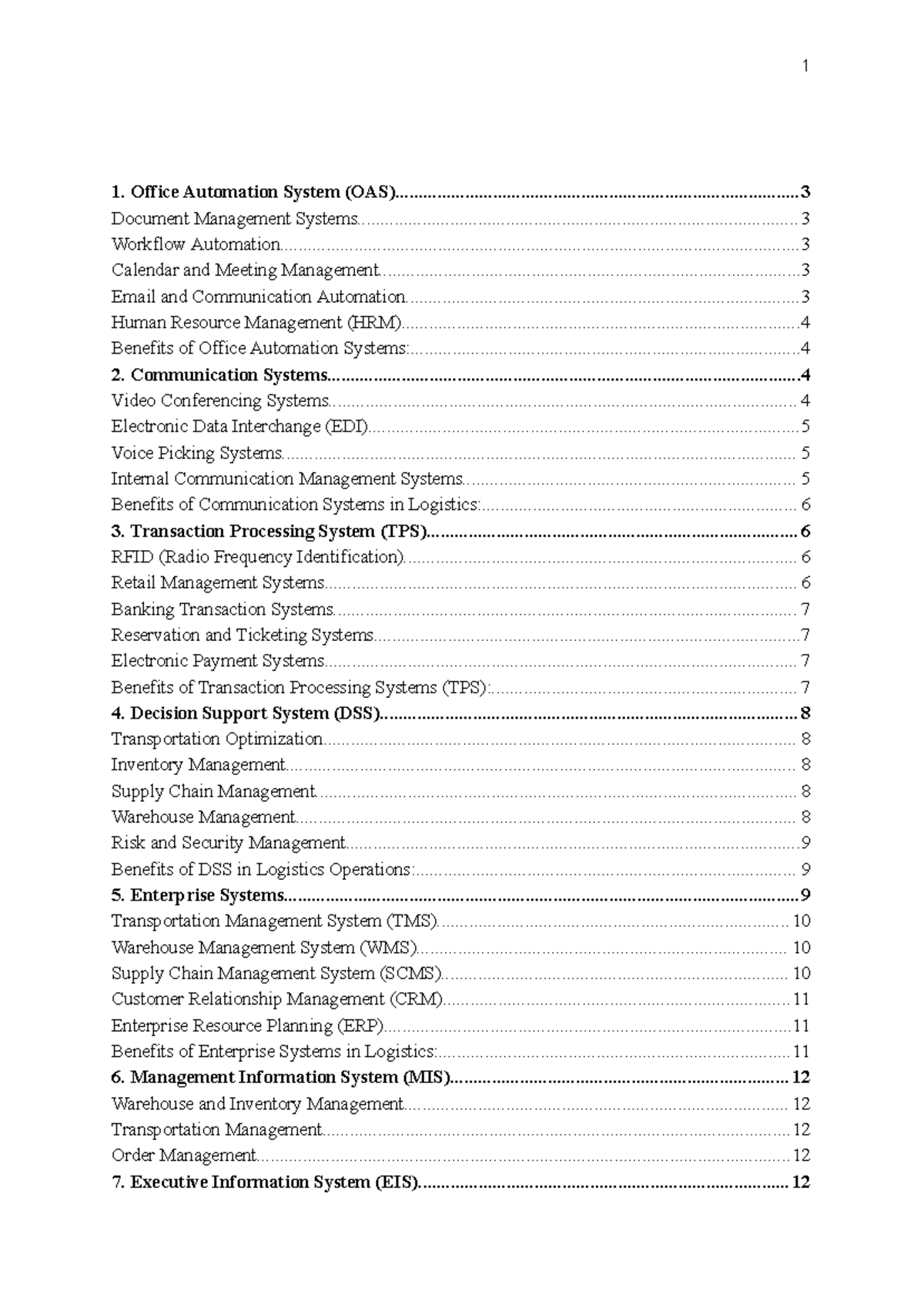 OAS 101: Comprehensive Overview of Office Automation & Logistics ...