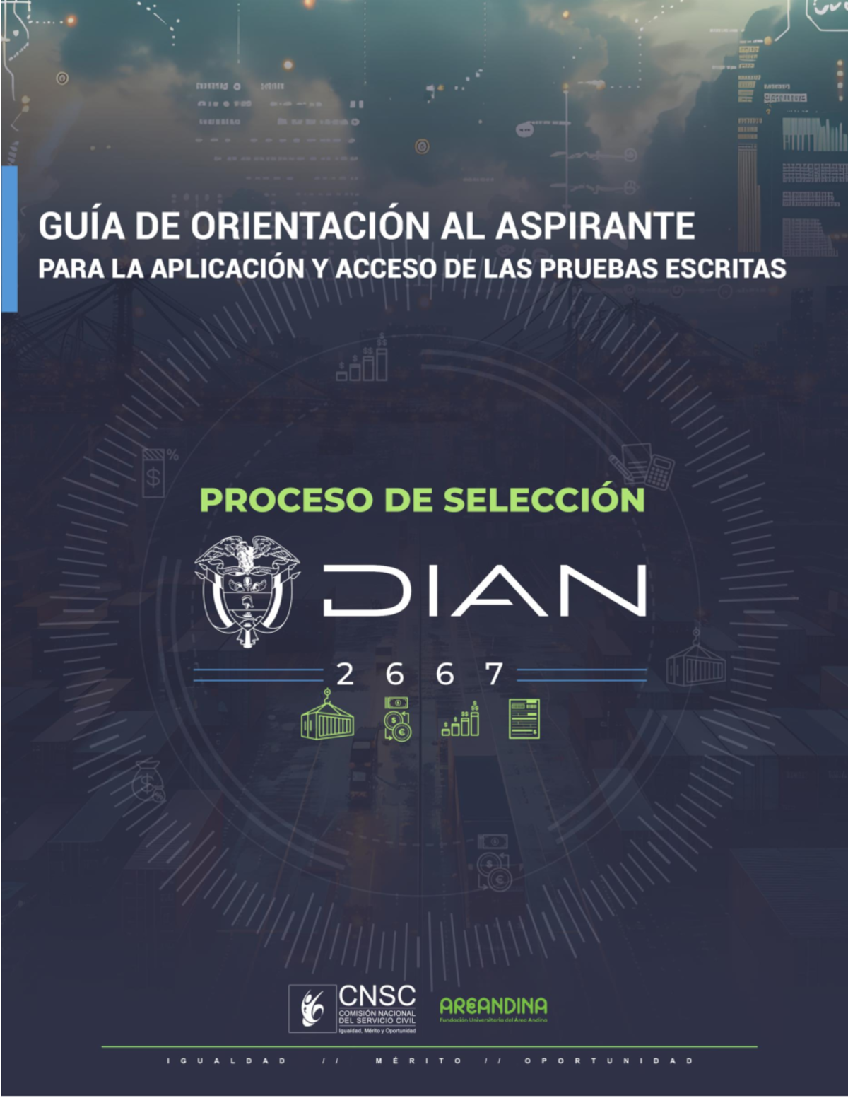 Guía de Aplicación y Acceso a Pruebas Escritas DIAN 2667 - Studocu