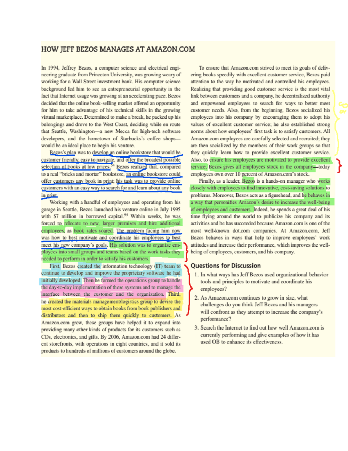 Amazon Case Study Analysis and Insights for Business Strategy - Studocu