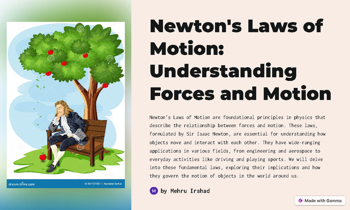 Newtons Laws of Motion: Understanding Forces in Real-World Scenarios ...