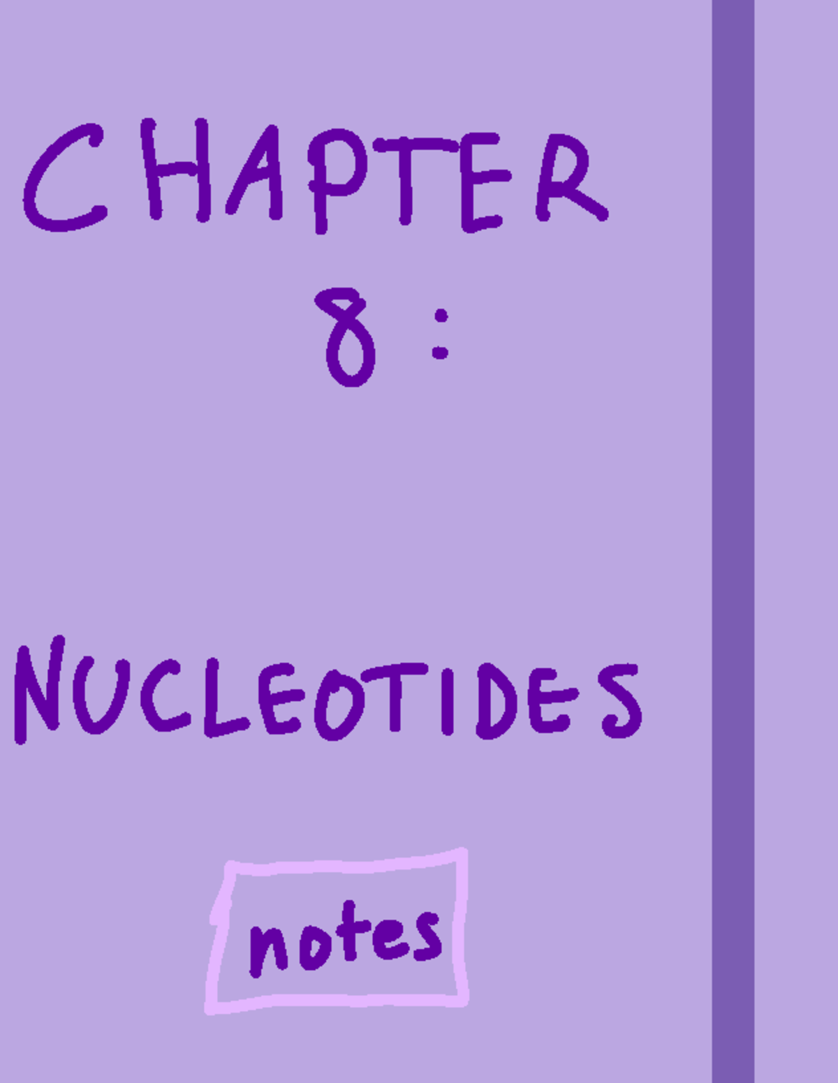 Chapter 8: Nucleotides - Key Concepts and Mechanisms - Studocu