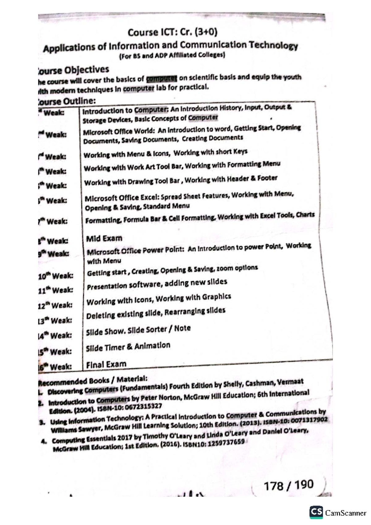 ICT 101: Applications of Information & Communication Technology ...