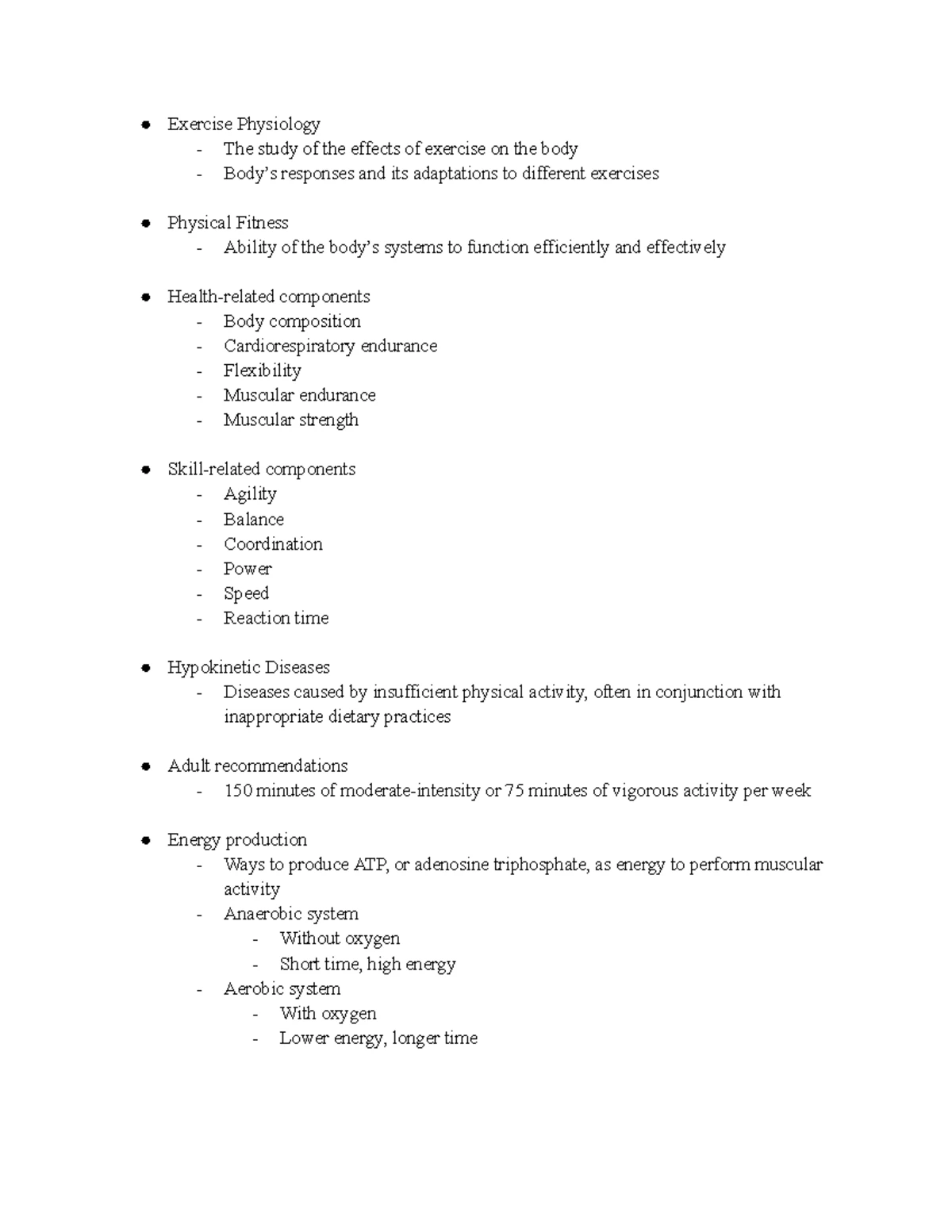 ES Chapter 5 Notes - Motor Behavior Goals of Motor Behavior ...