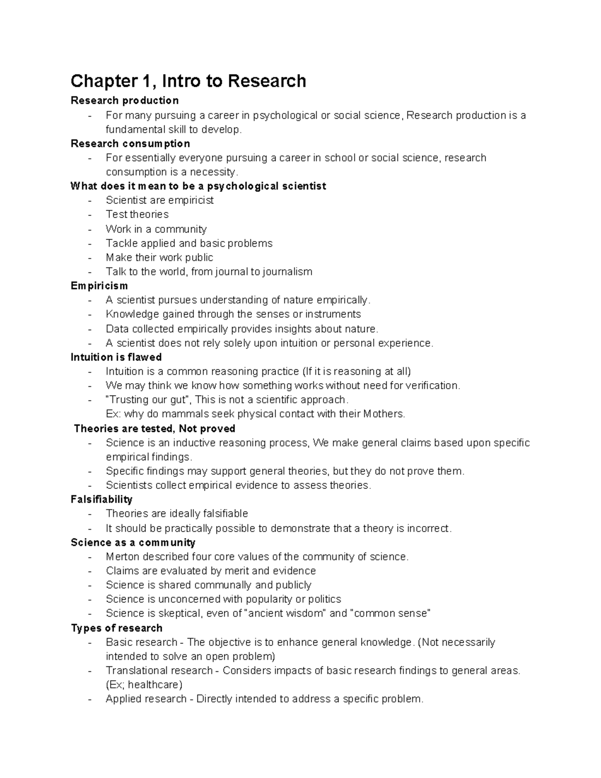 PSY290: Research Principles and Ethical Considerations in Psychology ...