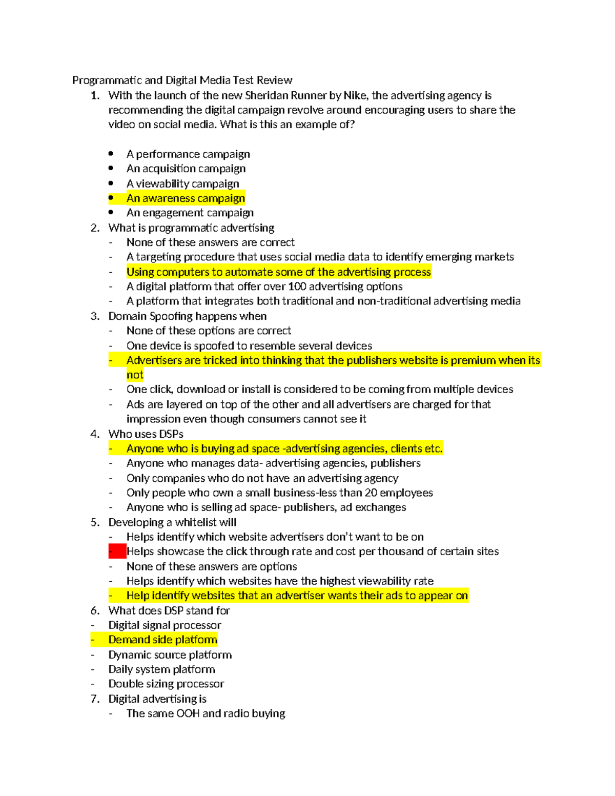 Programmatic and Digital Media Test Review - With the launch of the new ...