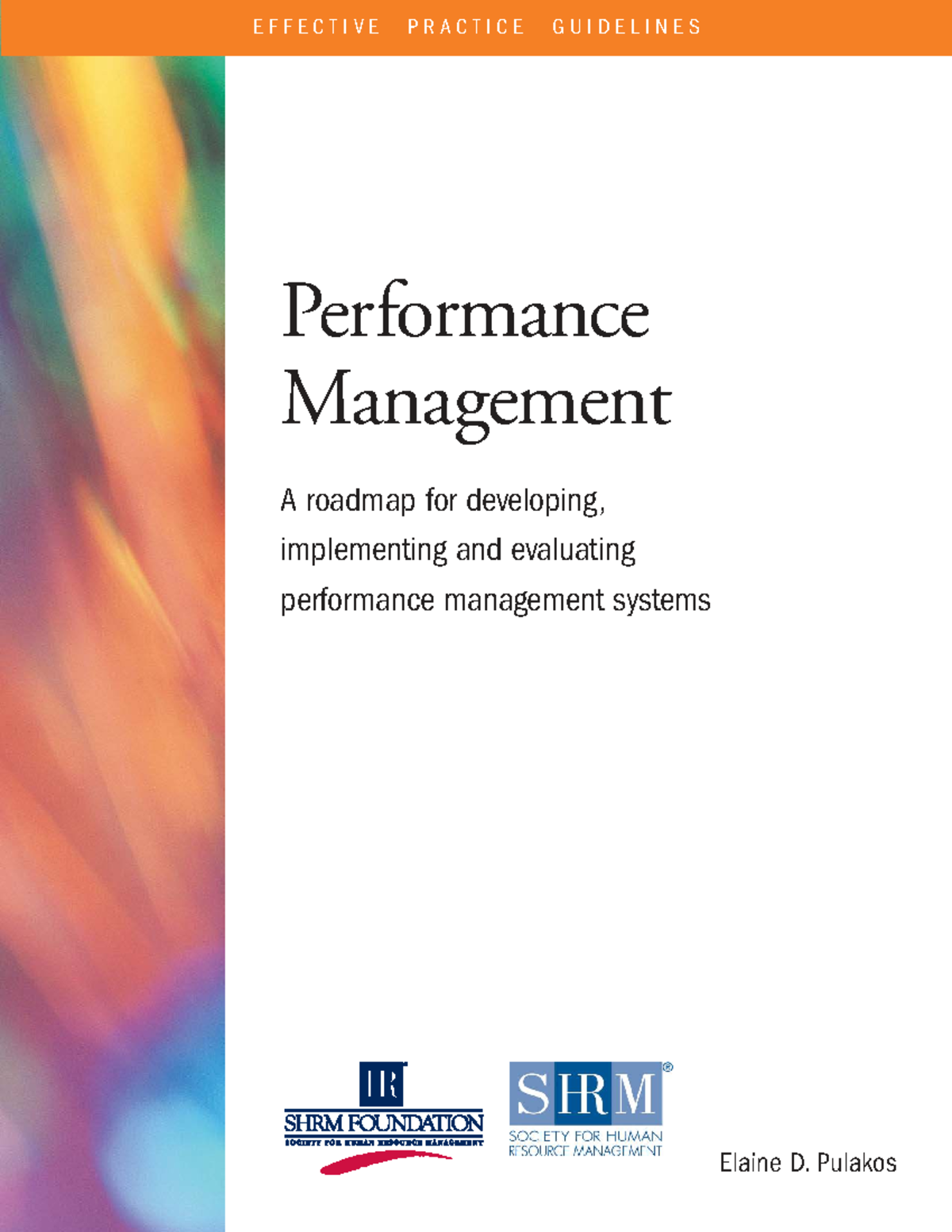 EFFECTIVE PRACTICE GUIDELINES: Performance Management Systems - Studocu