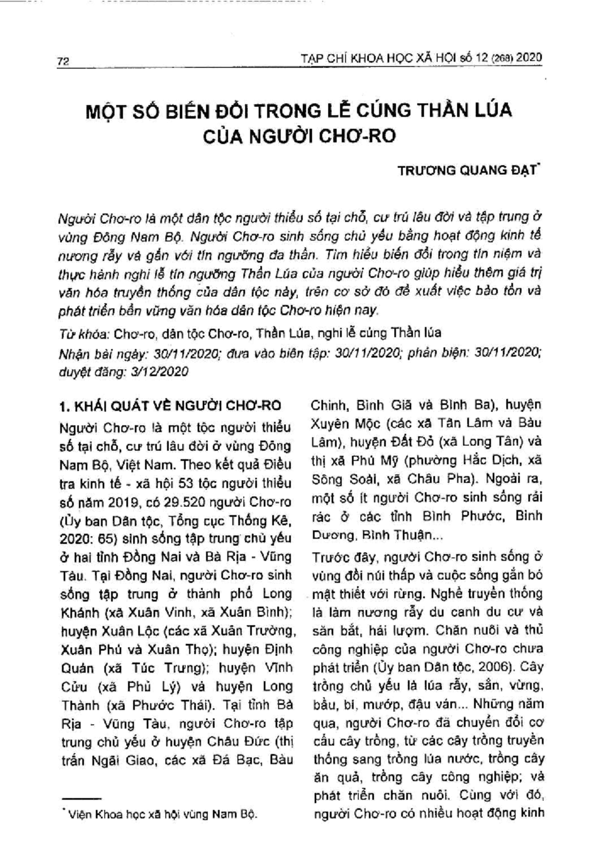 Quang Dat: Mot So Bien Doi Trong Le Cung Than Lua - CVv212S12 2020 ...